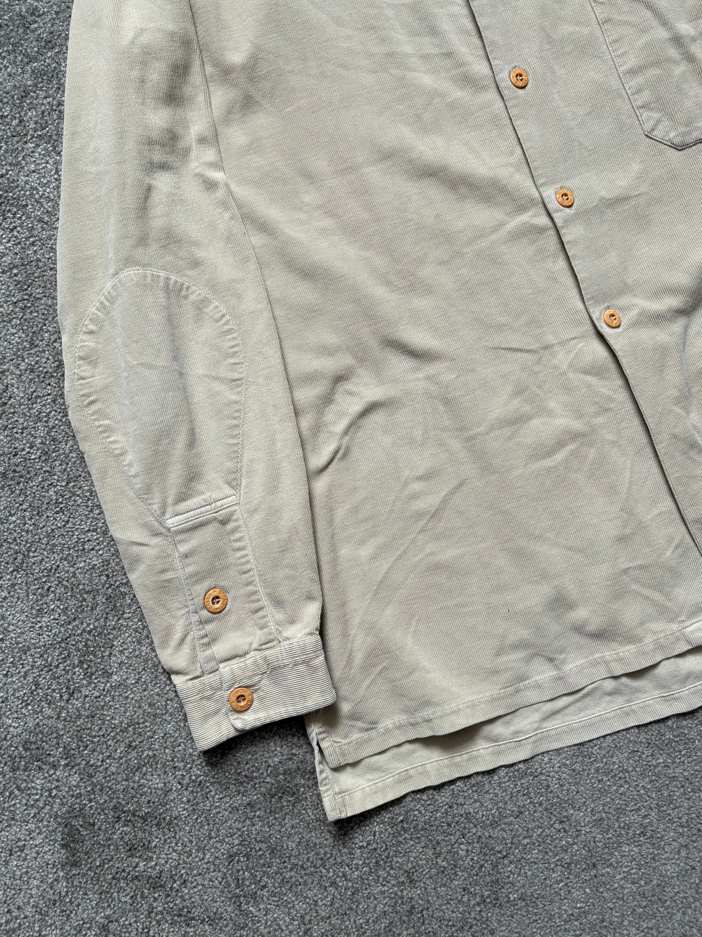 Stone Island 1998 Beige Corduroy Shirt