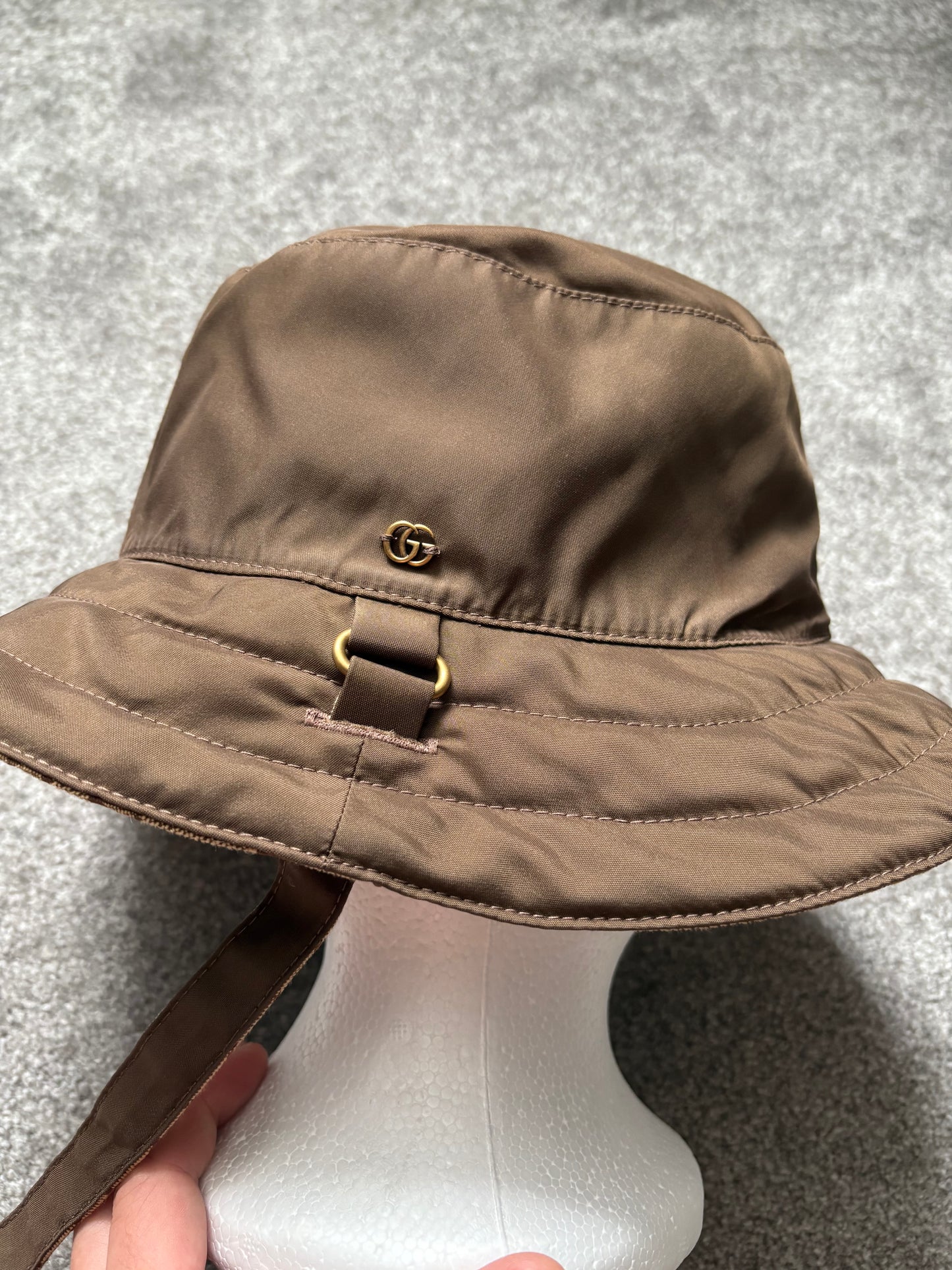 Gucci Monogram Reversible Bucket Hat