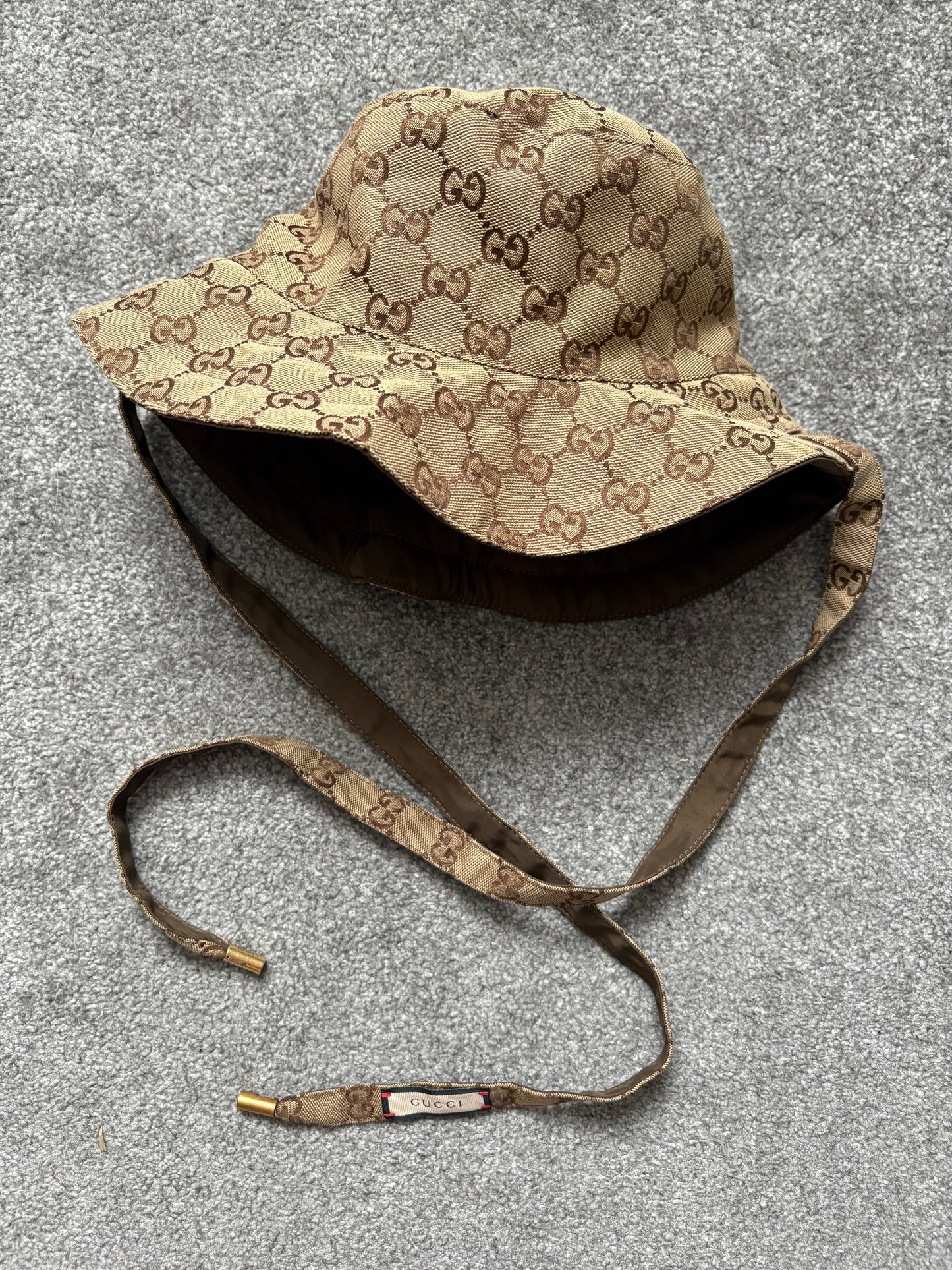 Gucci Monogram Reversible Bucket Hat