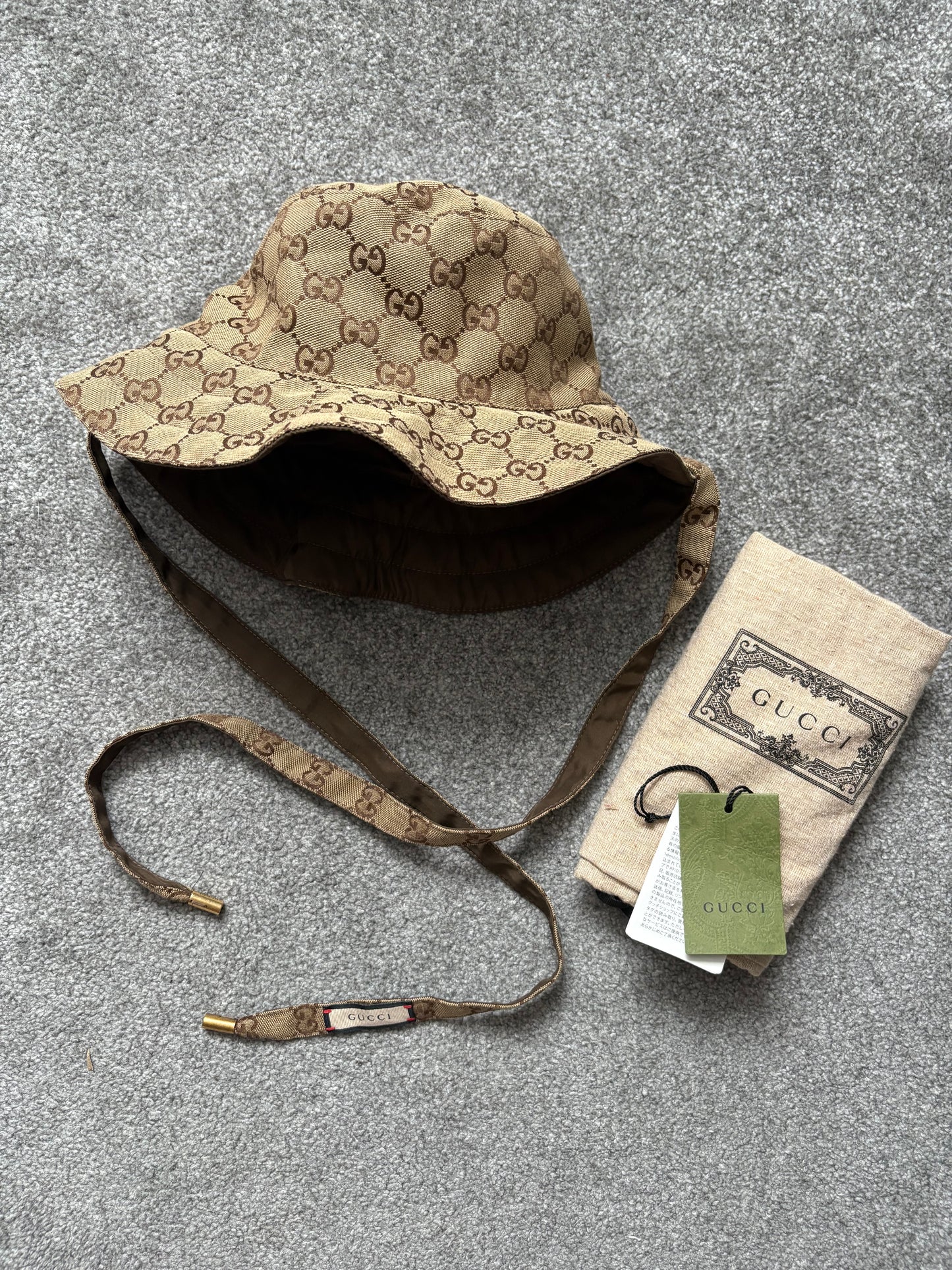 Gucci Monogram Reversible Bucket Hat