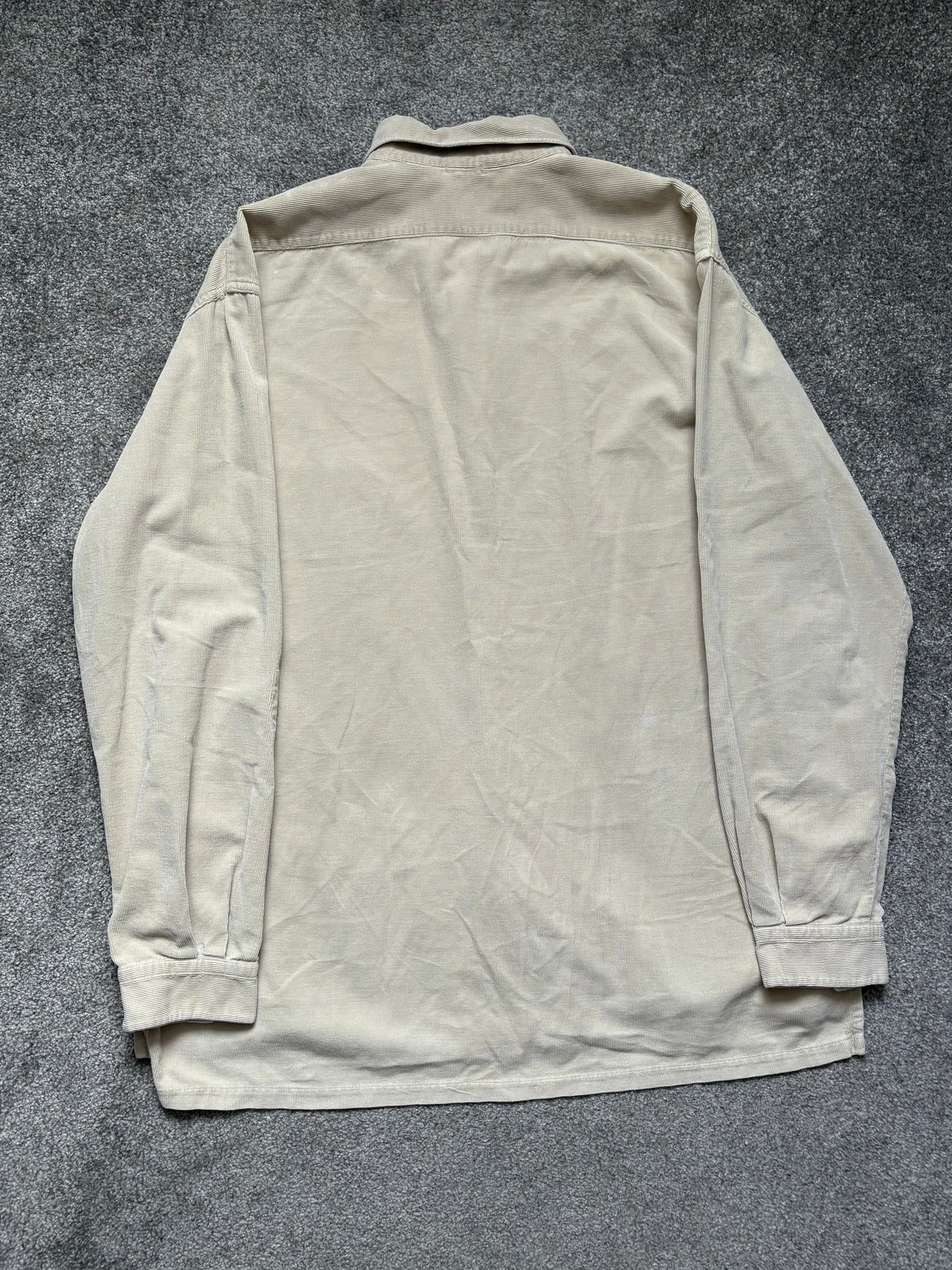 Stone Island 1998 Beige Corduroy Shirt