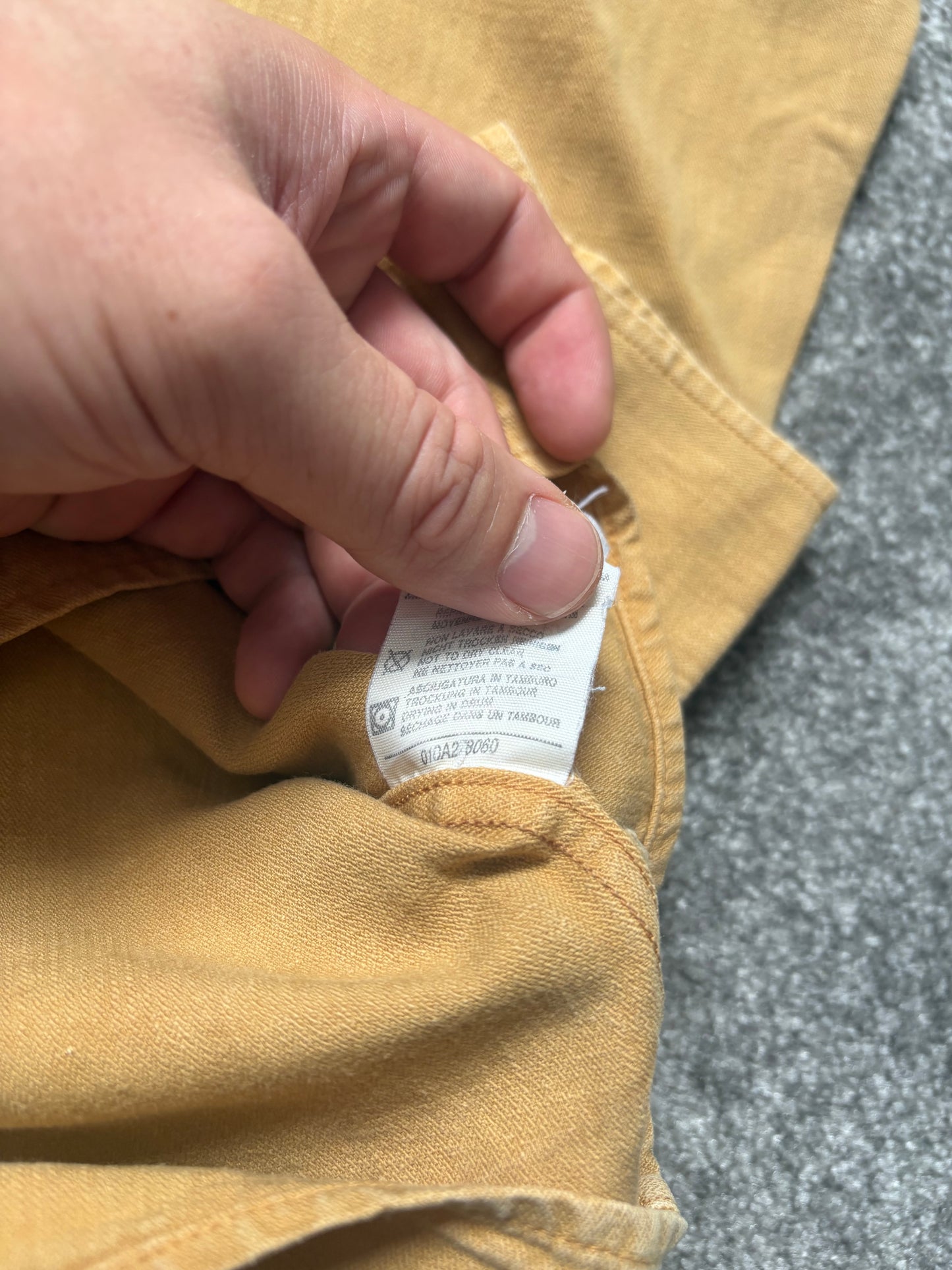 Stone Island 1995 Marina Mustard Shirt
