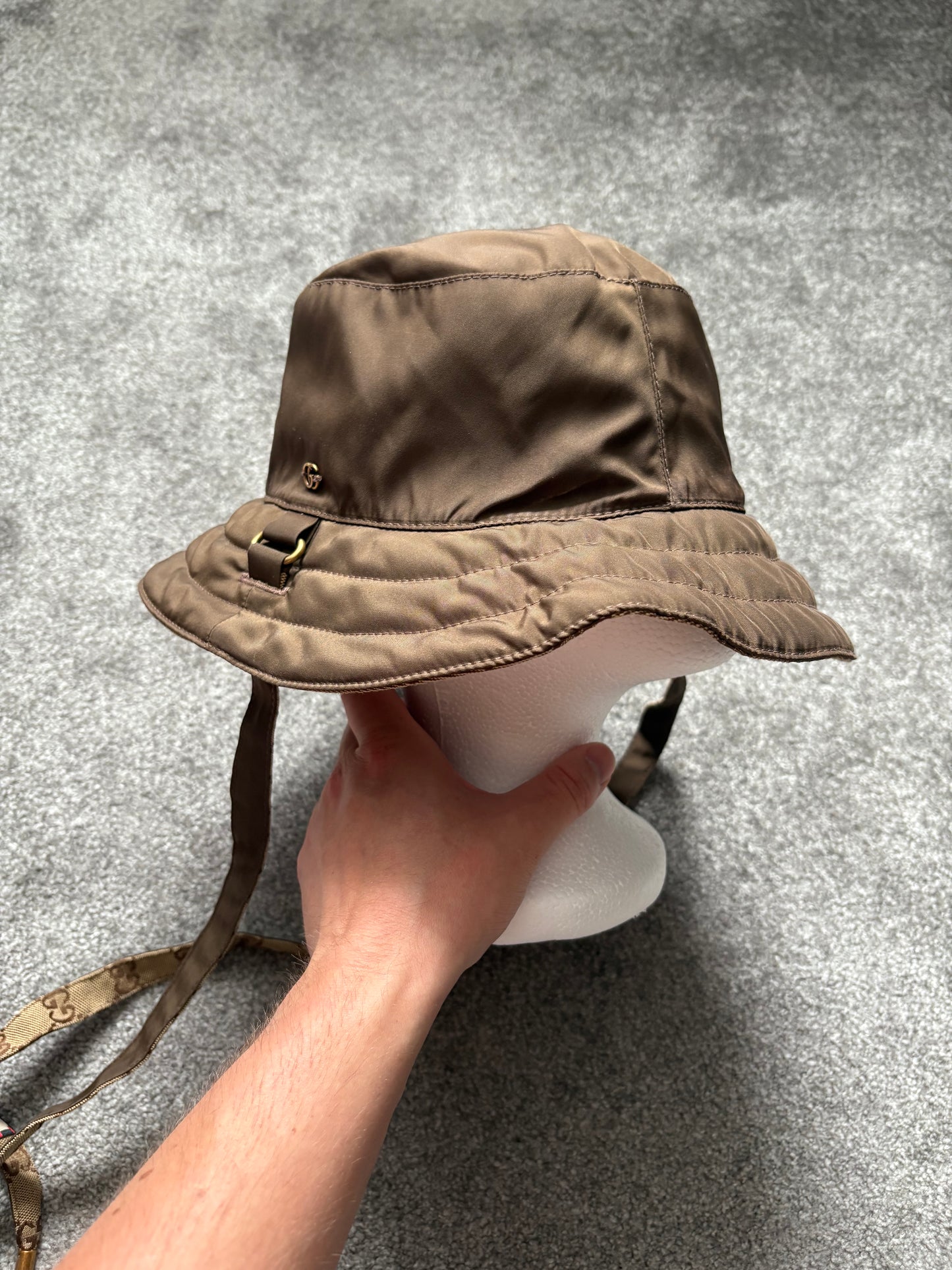 Gucci Monogram Reversible Bucket Hat