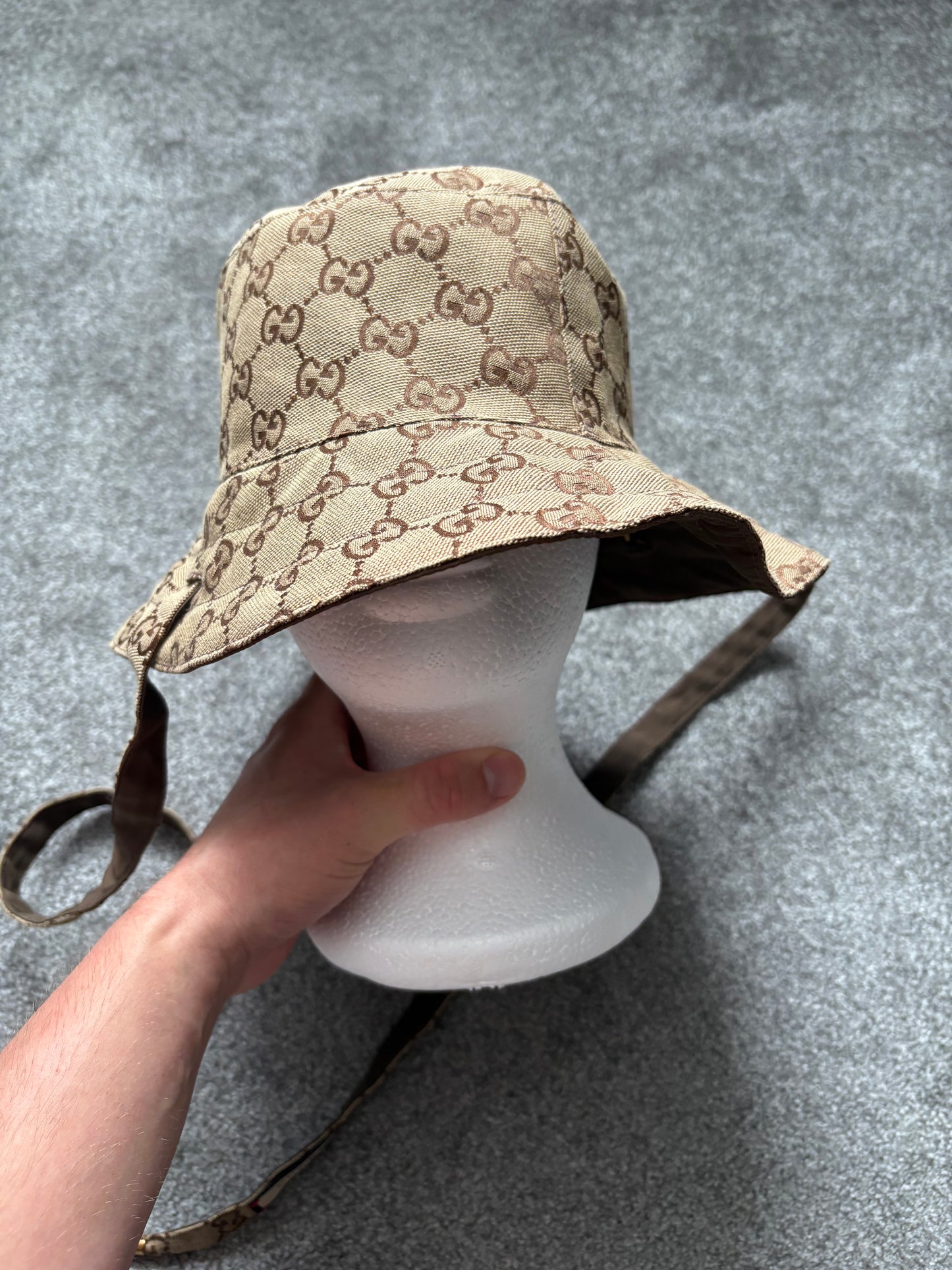 Gucci Monogram Reversible Bucket Hat