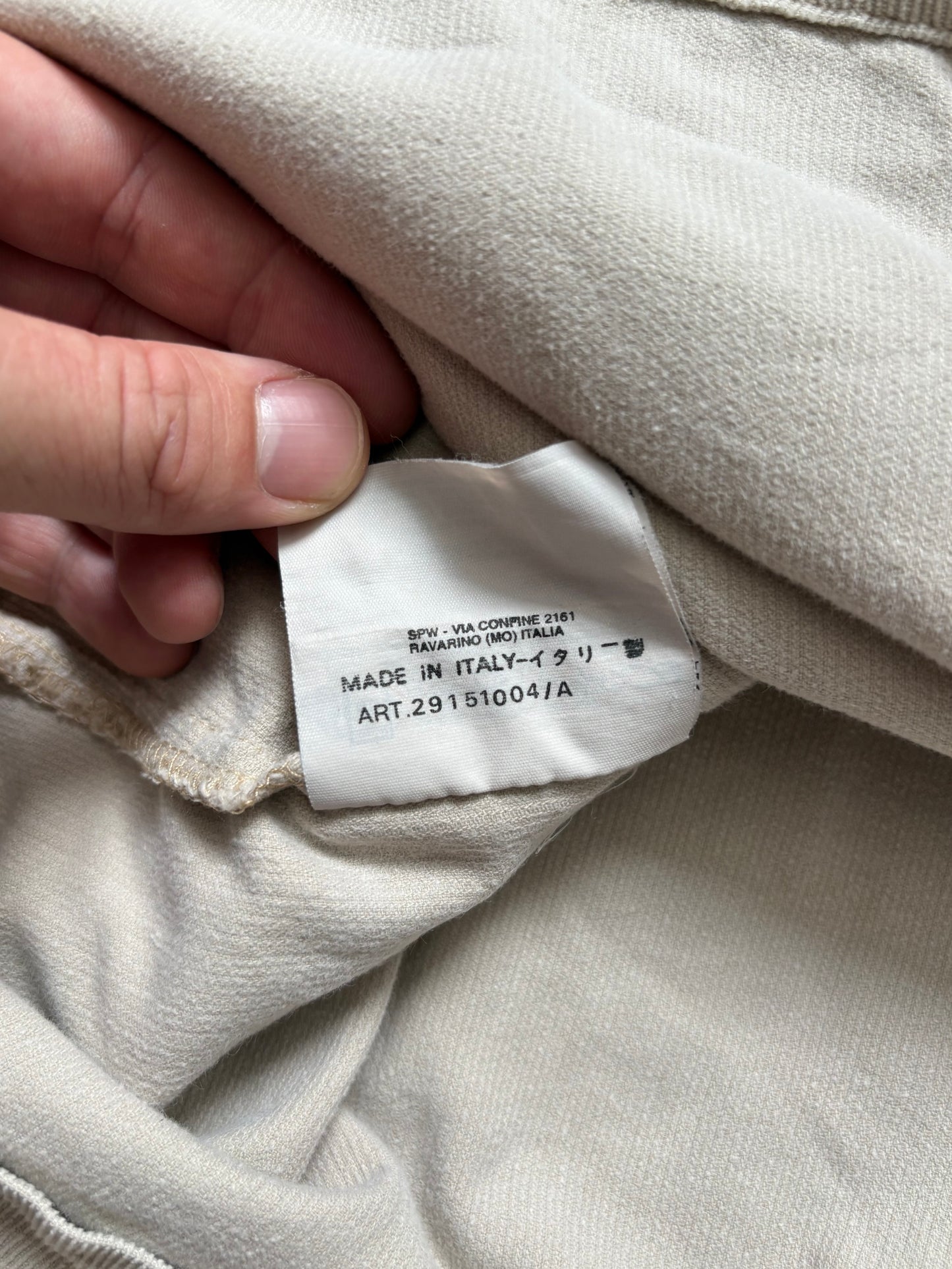 Stone Island 1998 Beige Corduroy Shirt