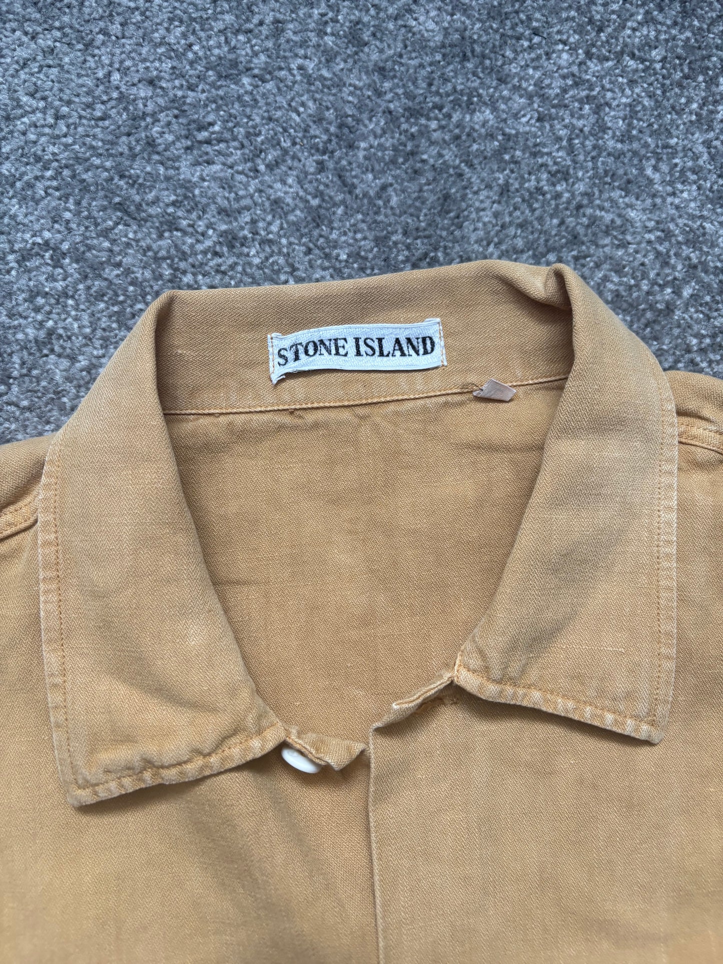 Stone Island 1995 Marina Mustard Shirt