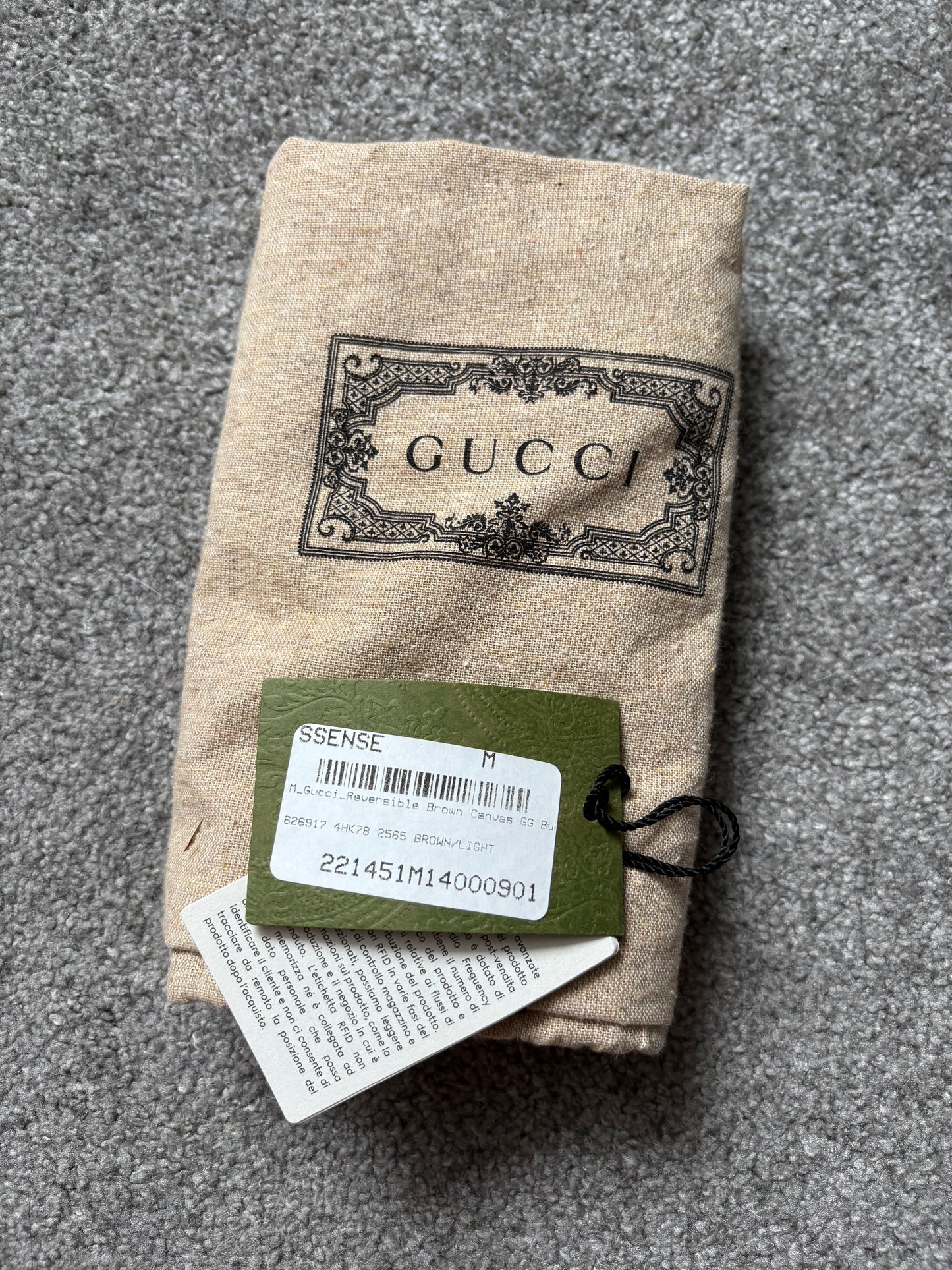 Gucci Monogram Reversible Bucket Hat