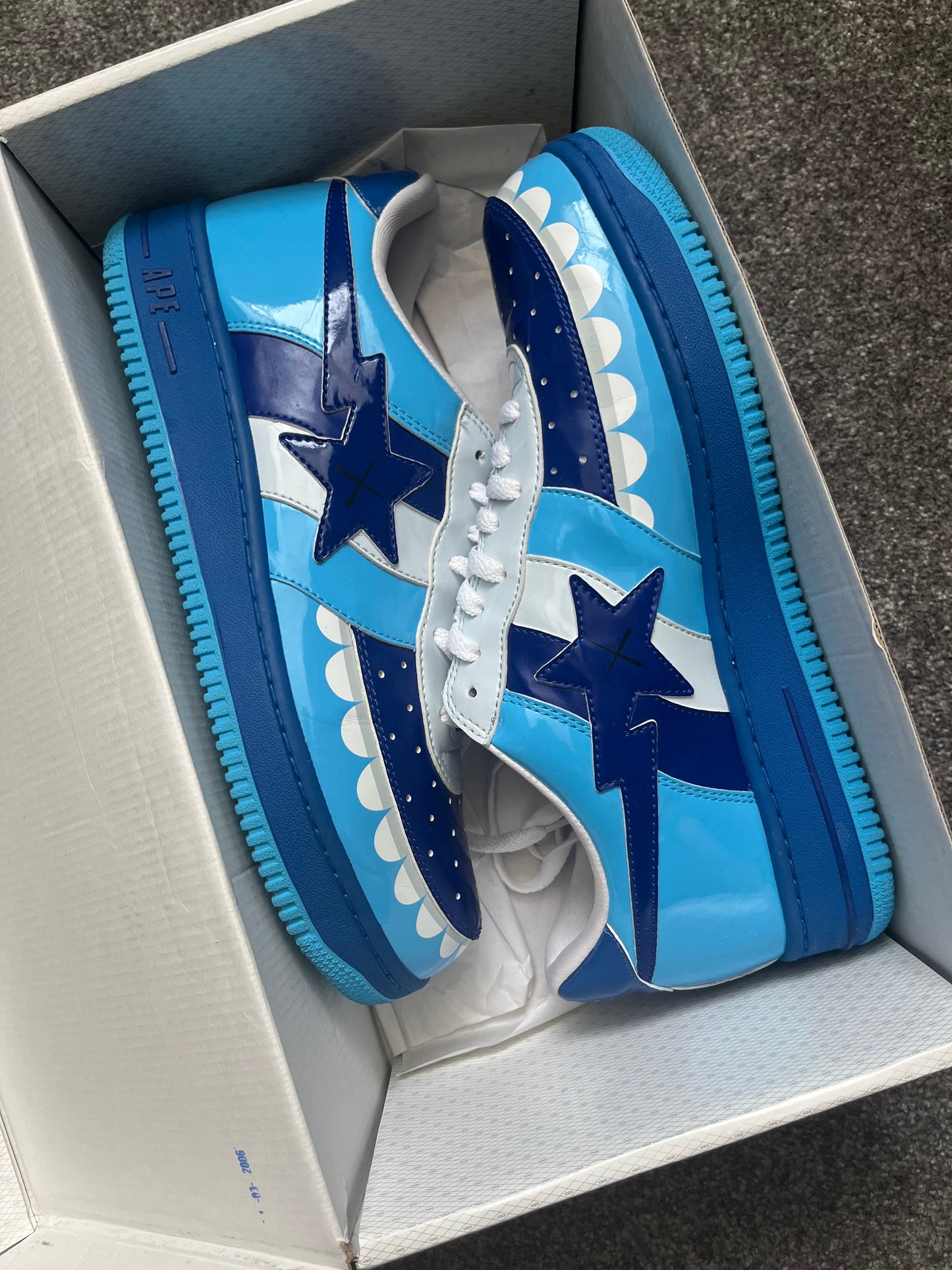 Bape x Kaws Bapesta 2006 Trainers