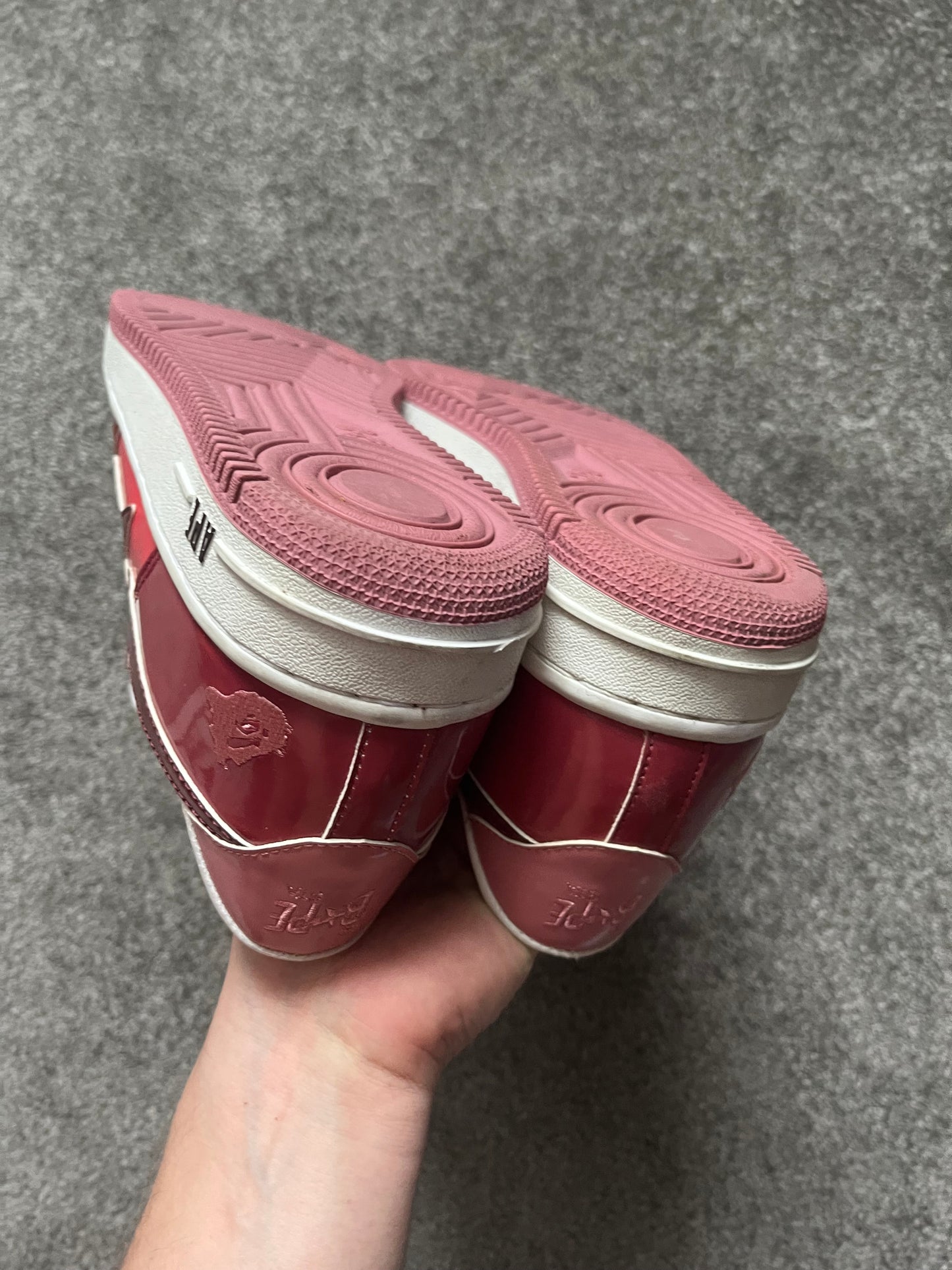 Bape Bapesta Red Trainers