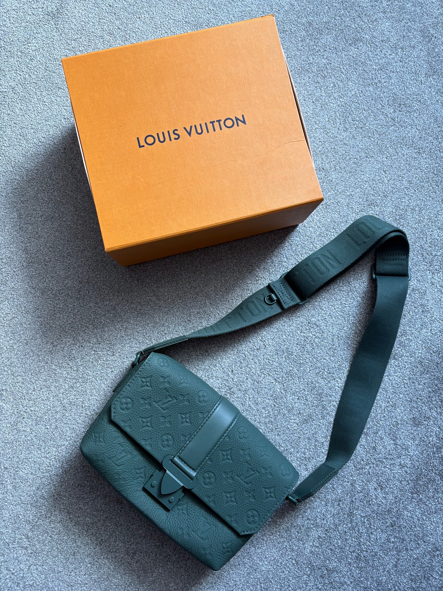 Louis Vuitton S-Cape Monogram Taurillon Messenger Bag