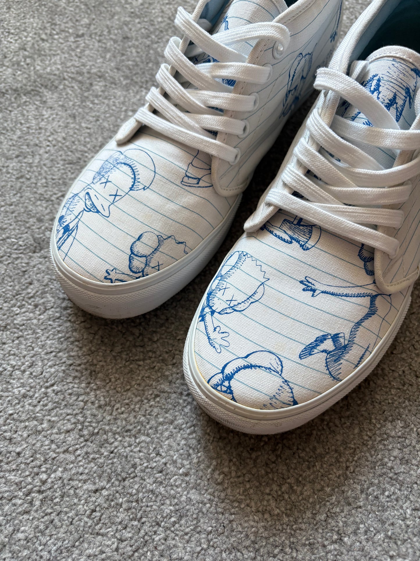 Kaws x Vans x Simpsons Sample Chukka Boots