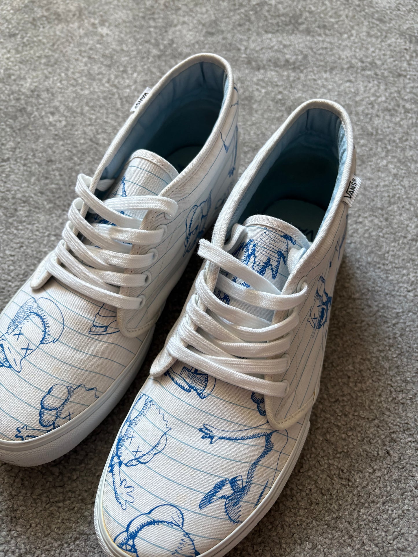 Kaws x Vans x Simpsons Sample Chukka Boots