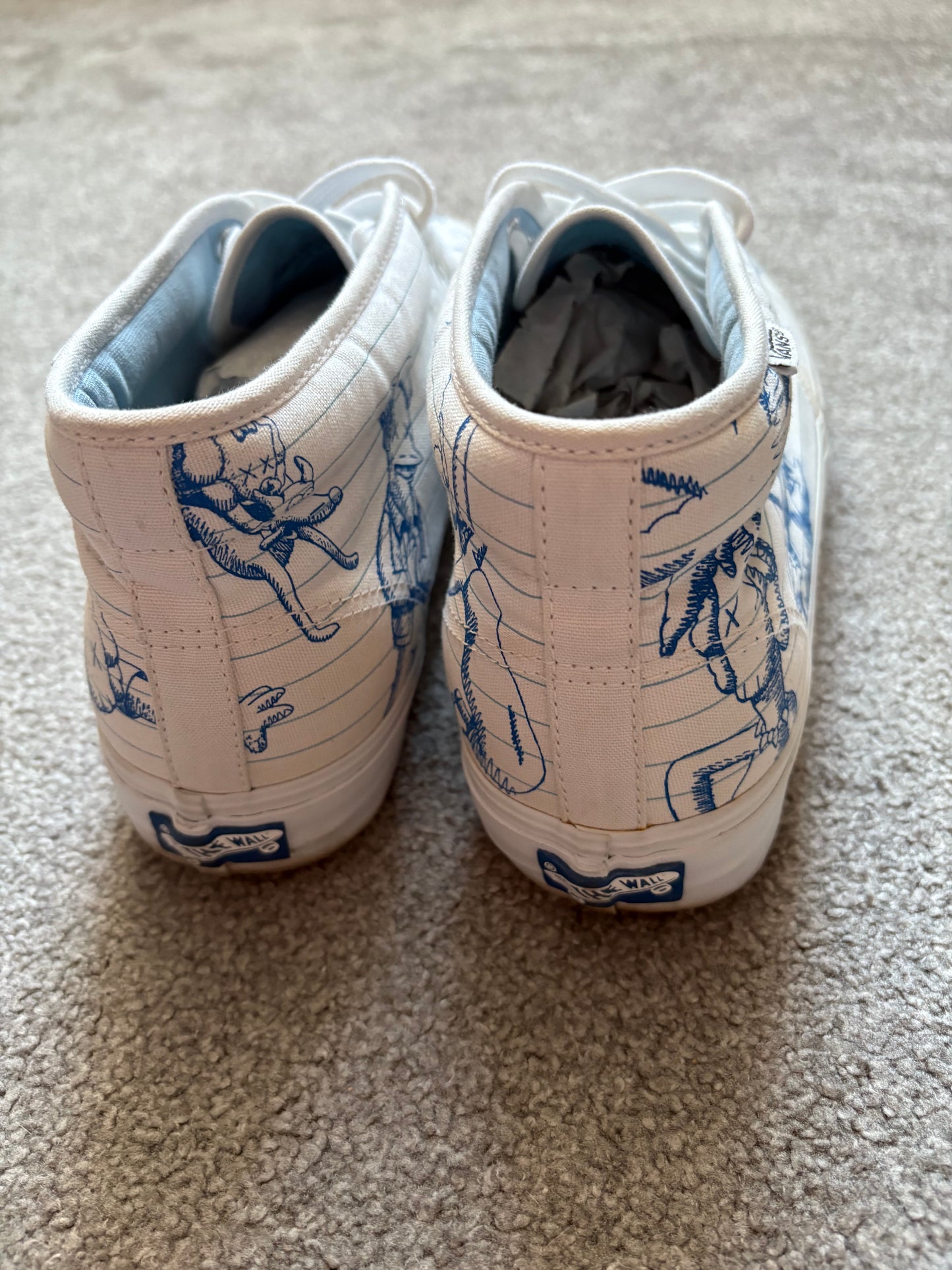 Kaws x Vans x Simpsons Sample Chukka Boots