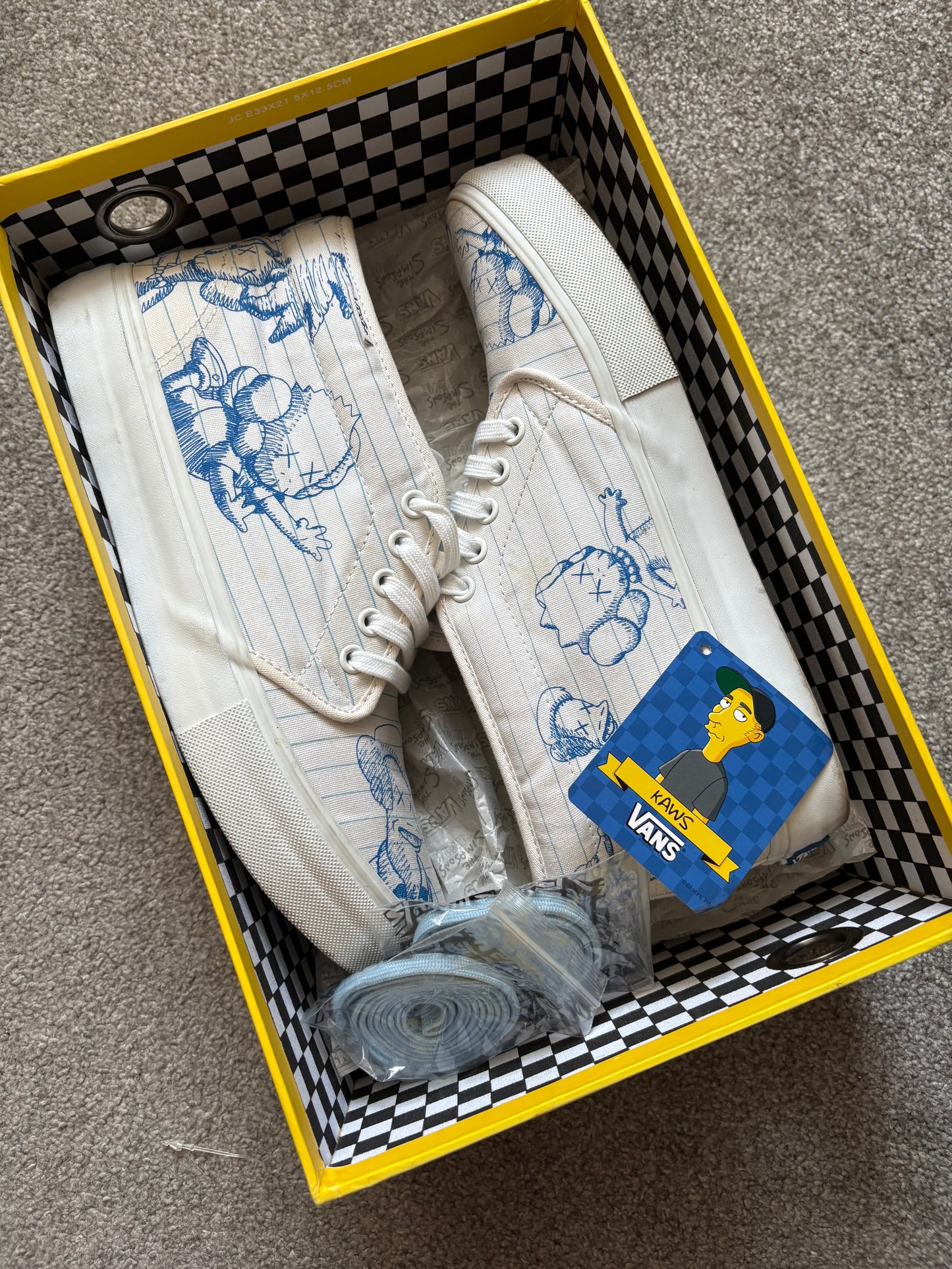 Kaws x Vans x Simpsons Sample Chukka Boots