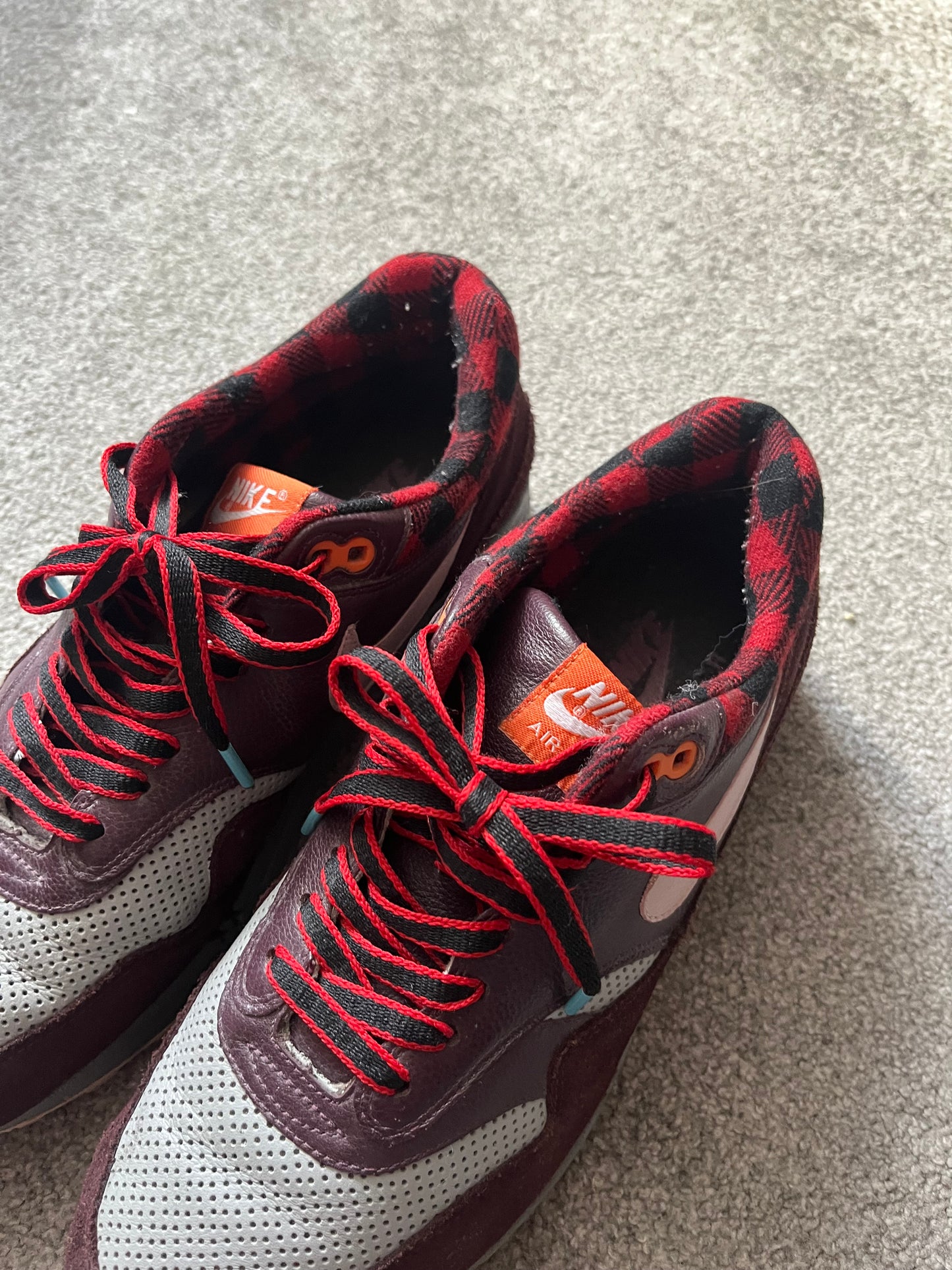 Nike Supreme Flannel 2007 Air Max 1s