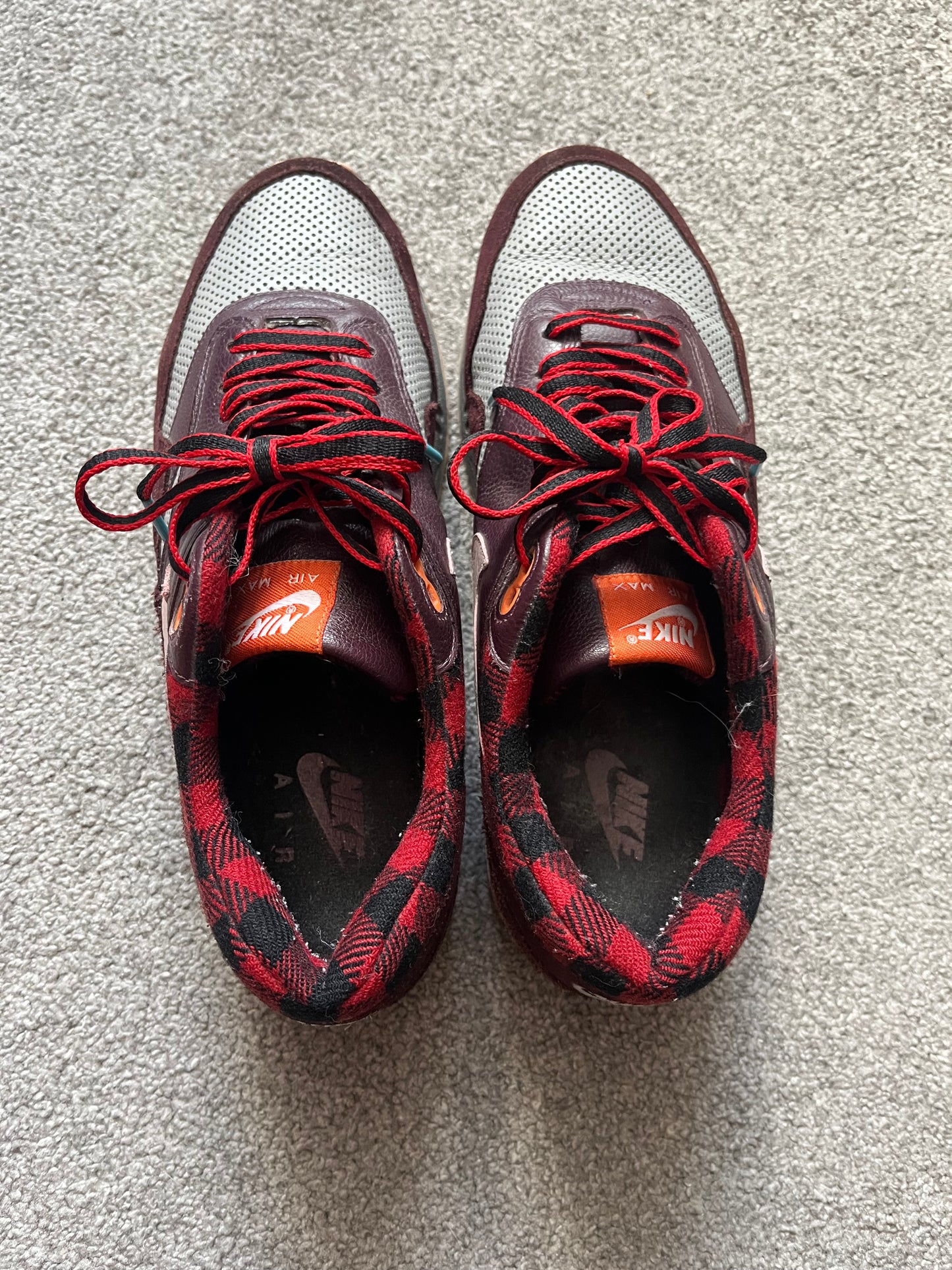 Nike Supreme Flannel 2007 Air Max 1s