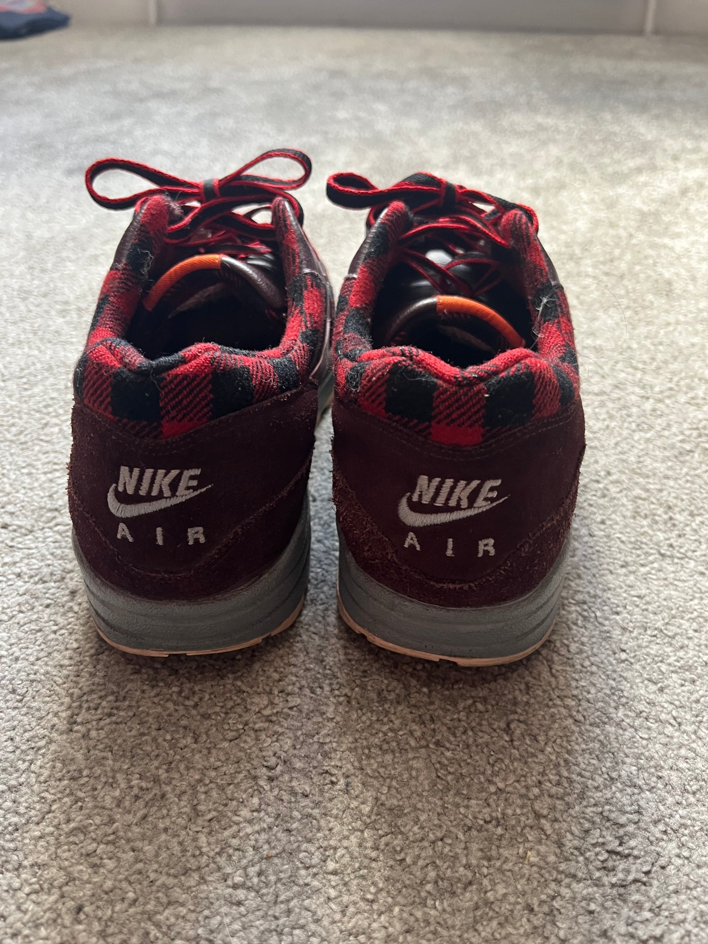 Nike Supreme Flannel 2007 Air Max 1s