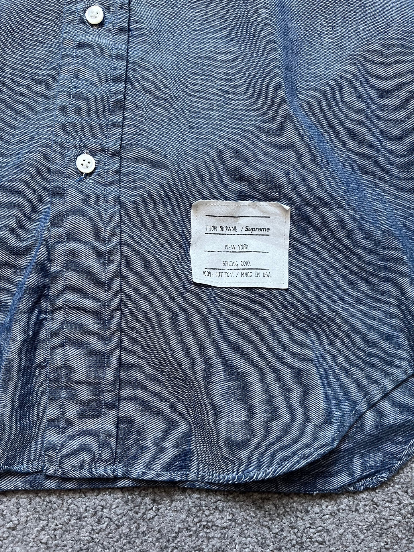 Supreme x Thom Browne 2010 Oxford Shirt