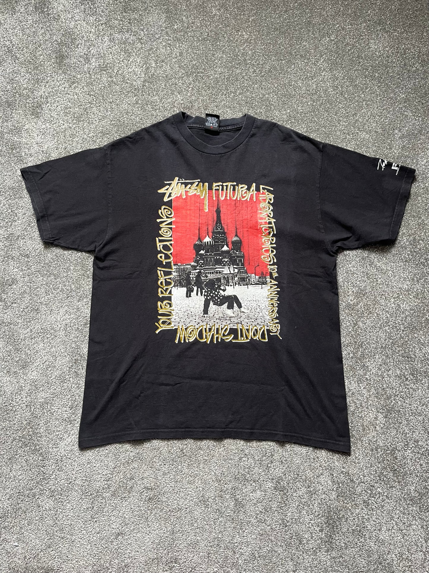 Stussy x Futura 2008 10th Anniversary Shirt