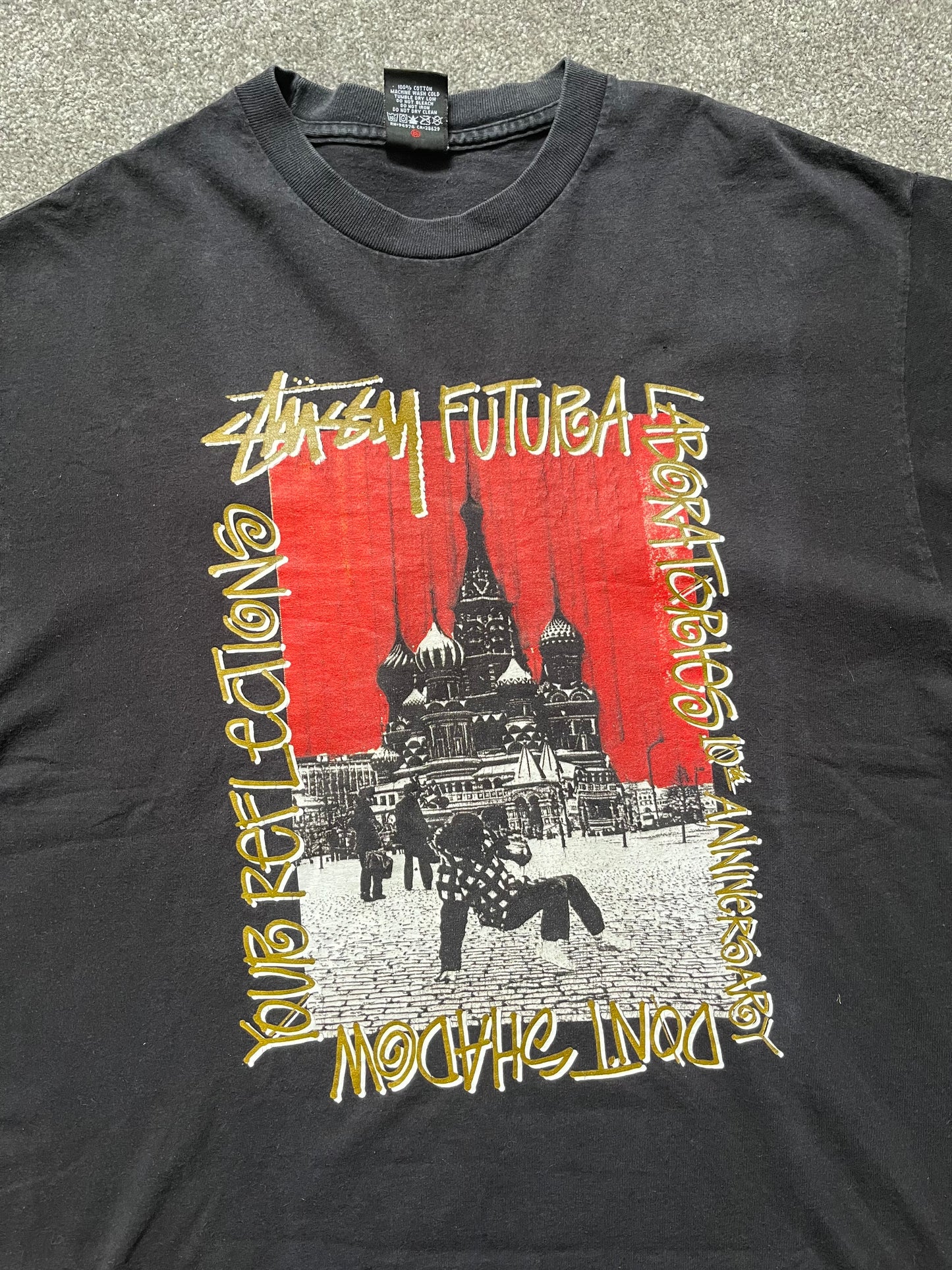 Stussy x Futura 2008 10th Anniversary Shirt
