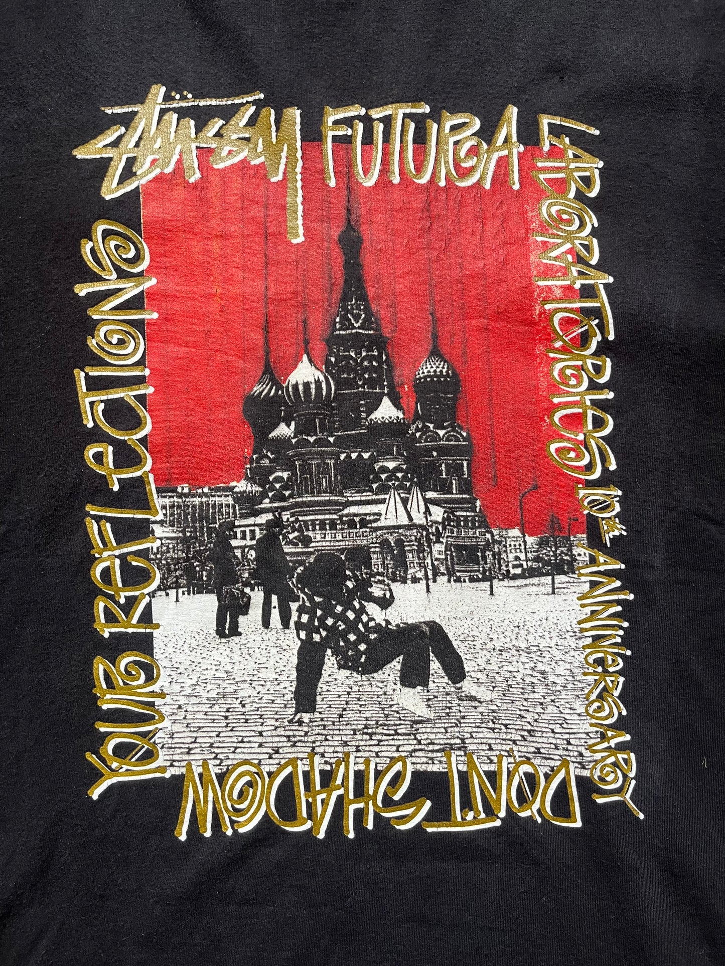 Stussy x Futura 2008 10th Anniversary Shirt