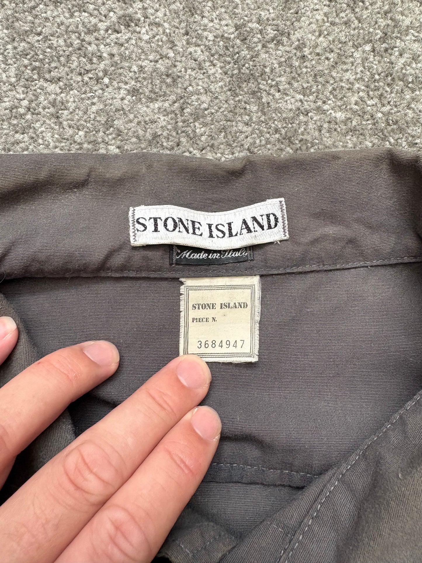 Stone Island 1997 Chore Grey Jacket