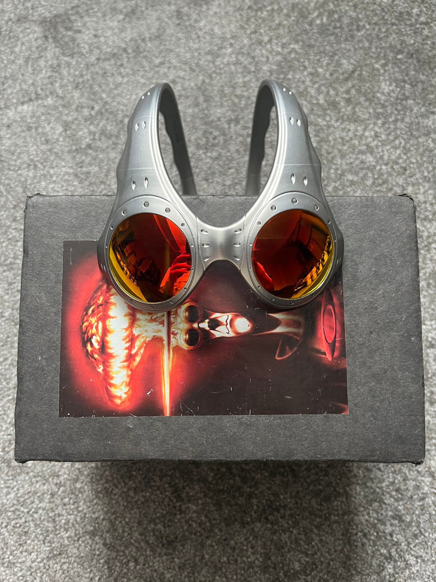 Oakley Over The Top Fire Iridium Sunglasses