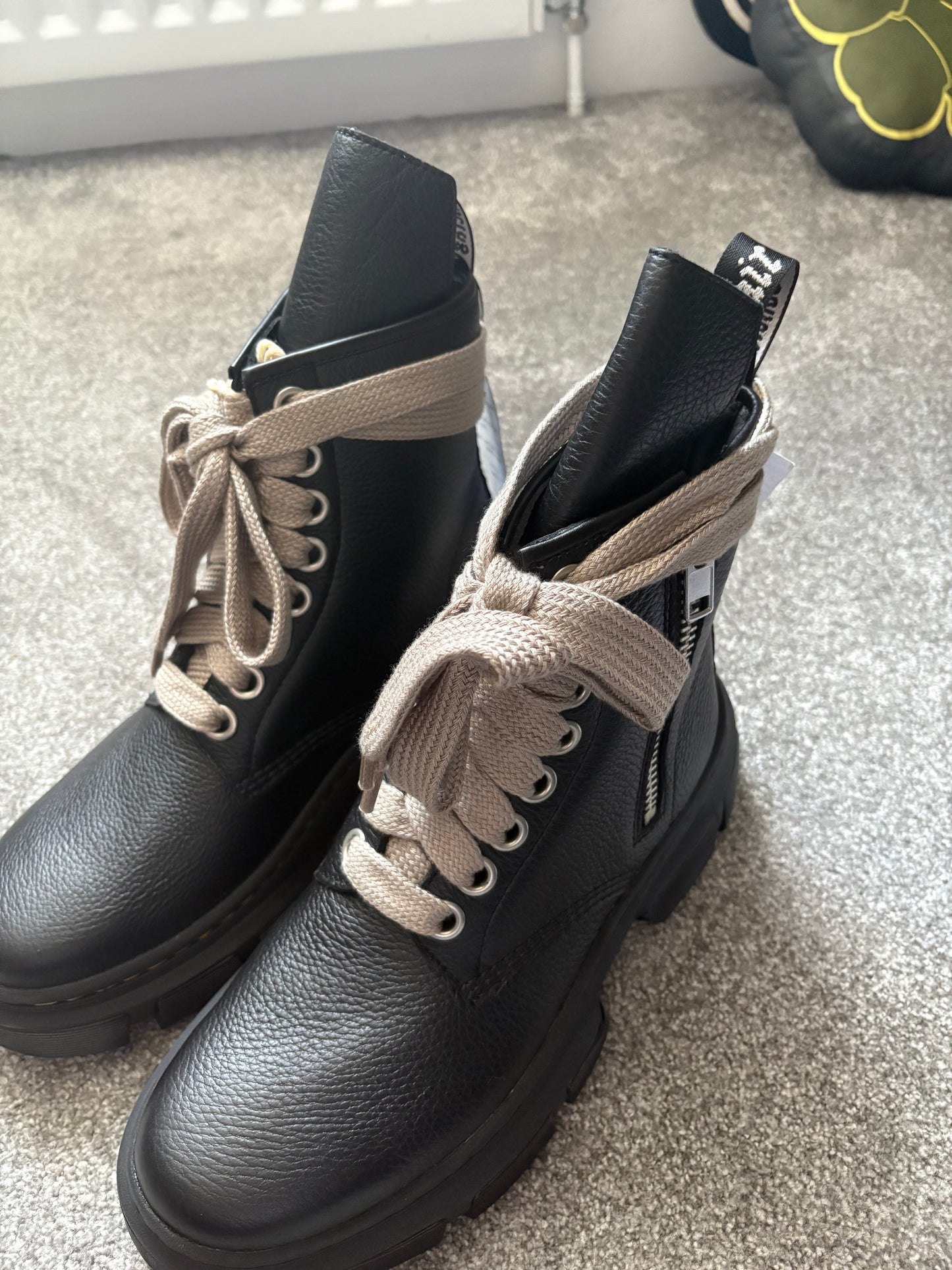 Rick Owens x Dr Martens Sample 1460 Jumbo Lace DMXL Boots
