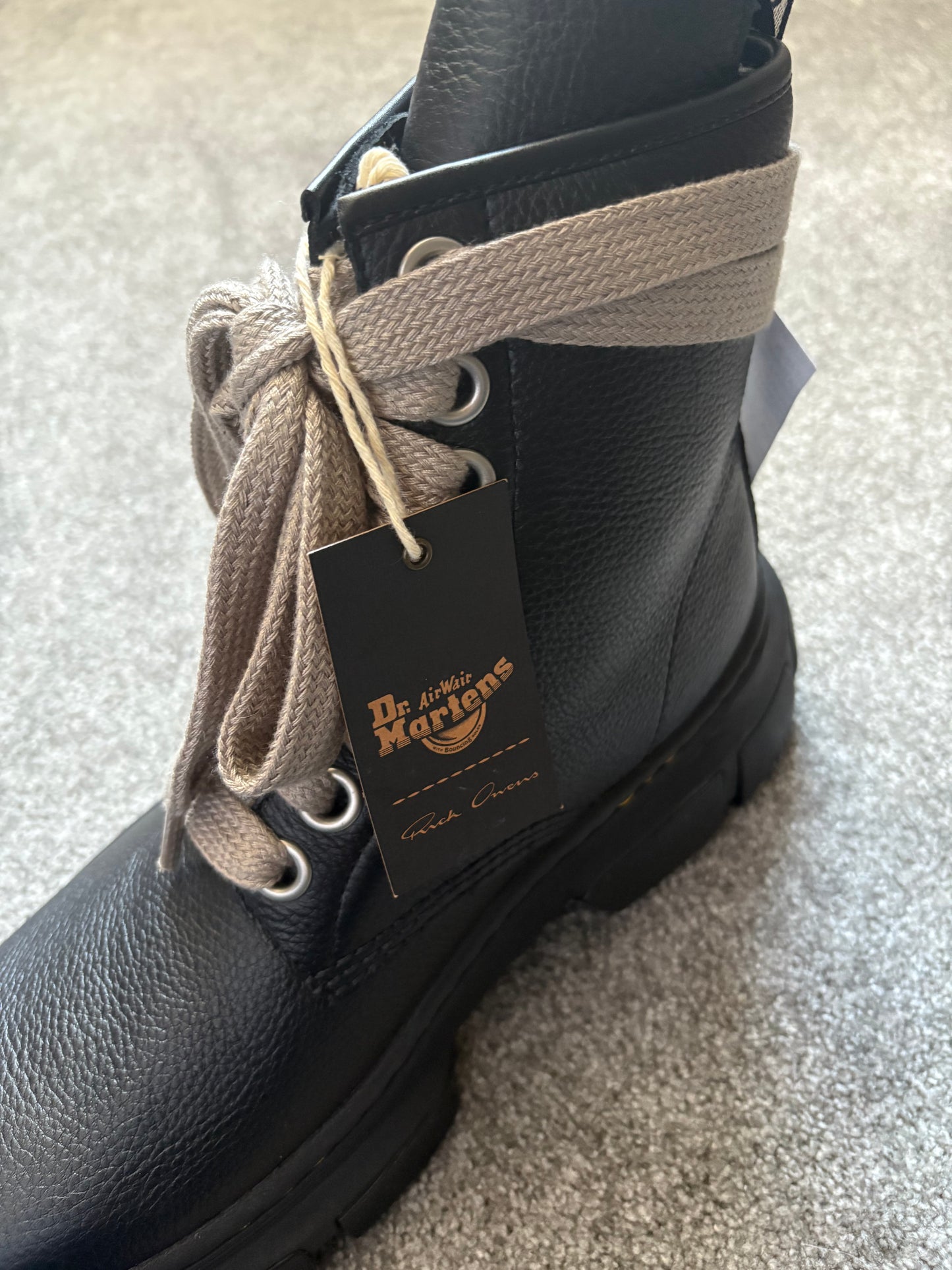 Rick Owens x Dr Martens Sample 1460 Jumbo Lace DMXL Boots