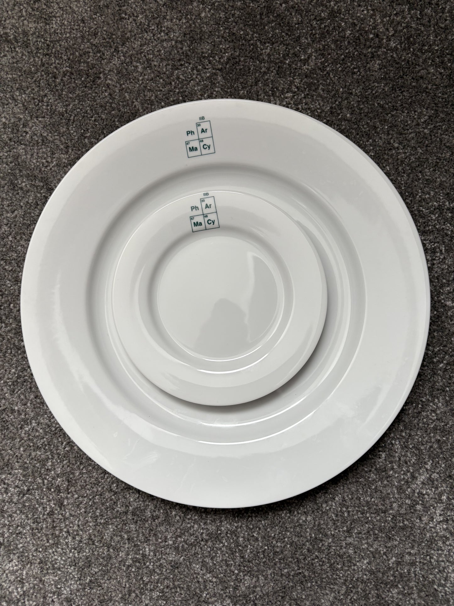 Damien Hirst 1997 Pharmacy Cafe Dinner & Side Plate Set
