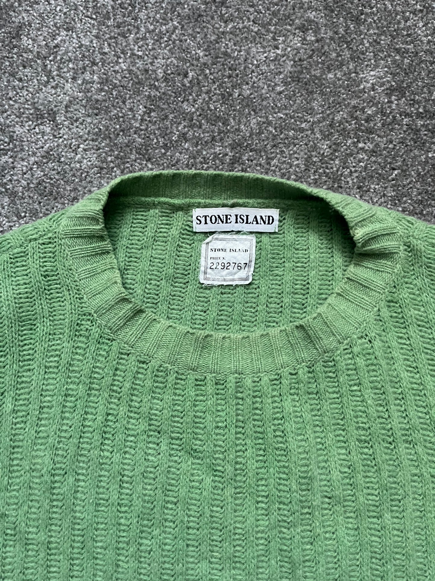 Stone Island 80s Ribbed Knitter Sweater