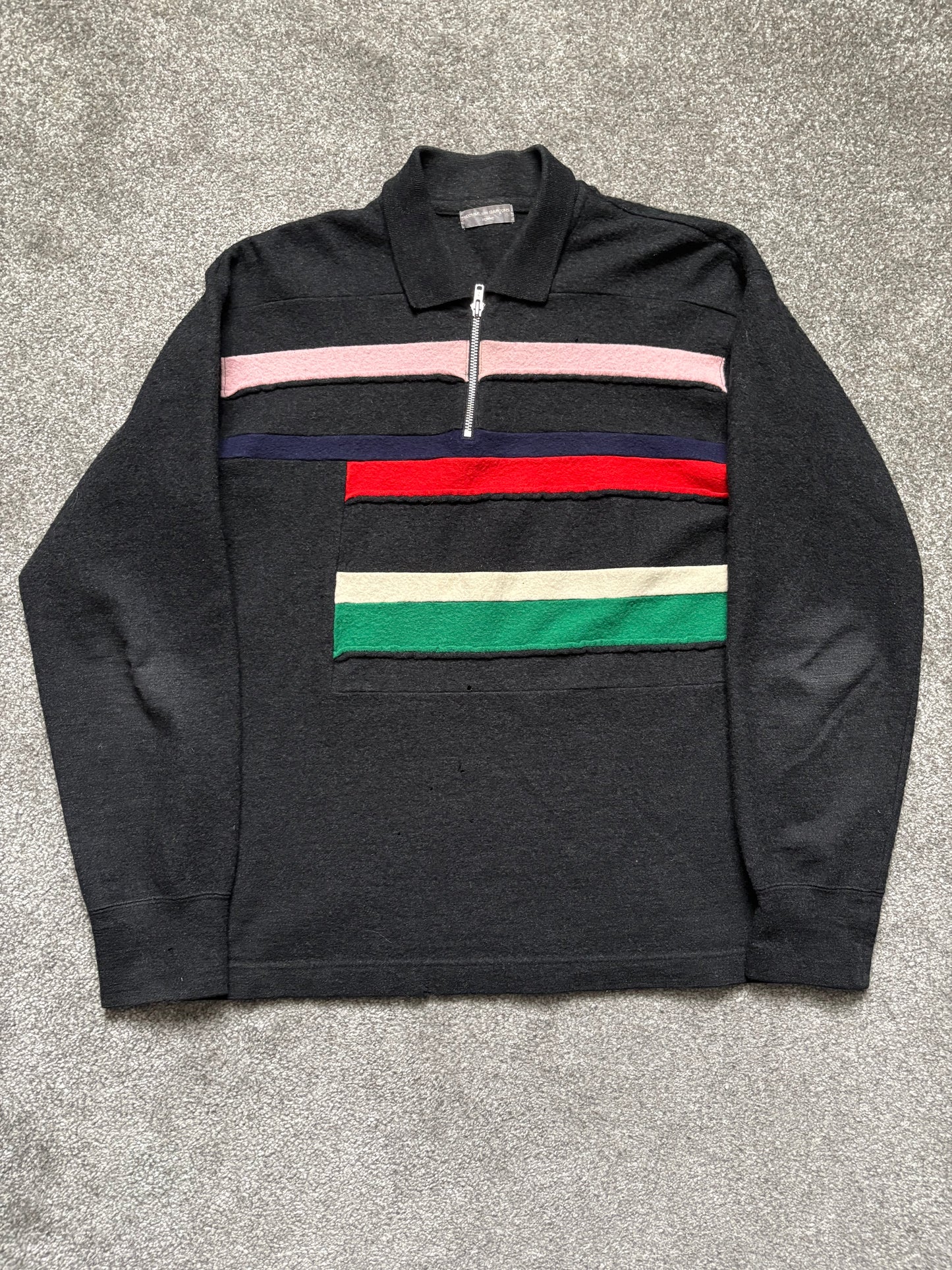 Comme des Garçons Homme 2000 Wool Polo Shirt