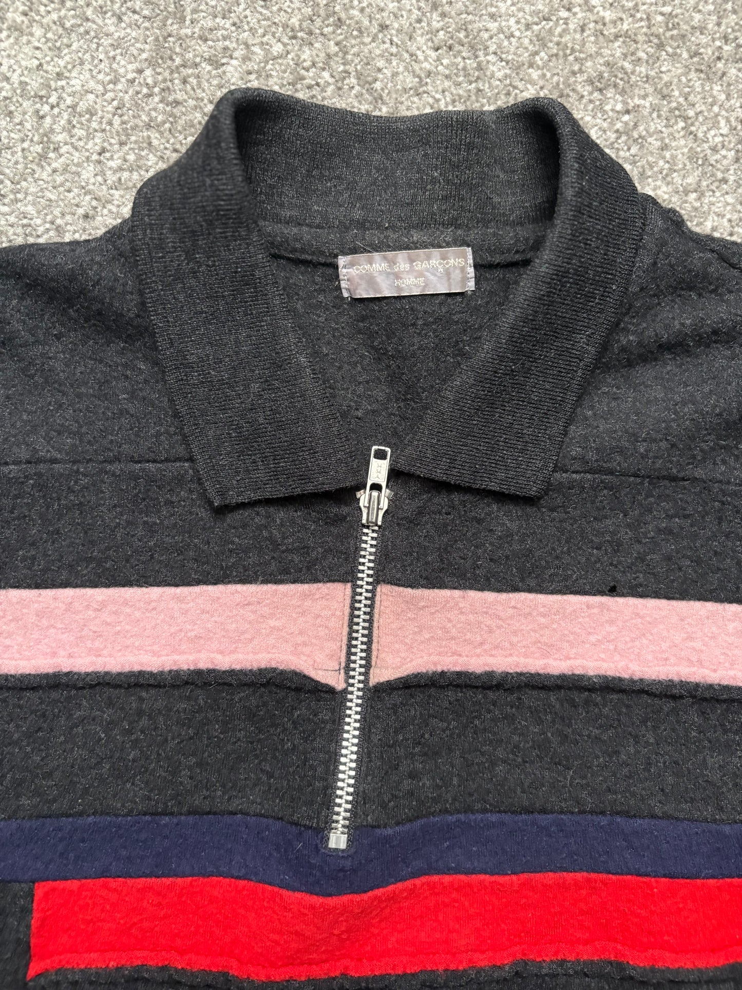 Comme des Garçons Homme 2000 Wool Polo Shirt