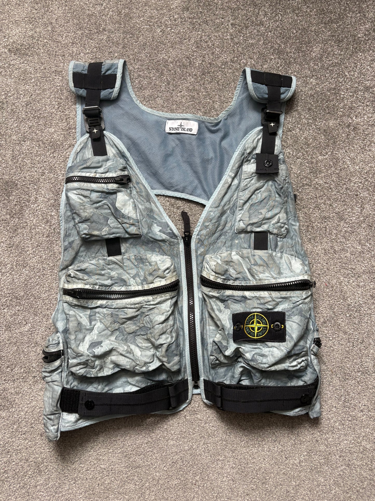 Stone Island 2020 Big Looms Tactical Camo Vest