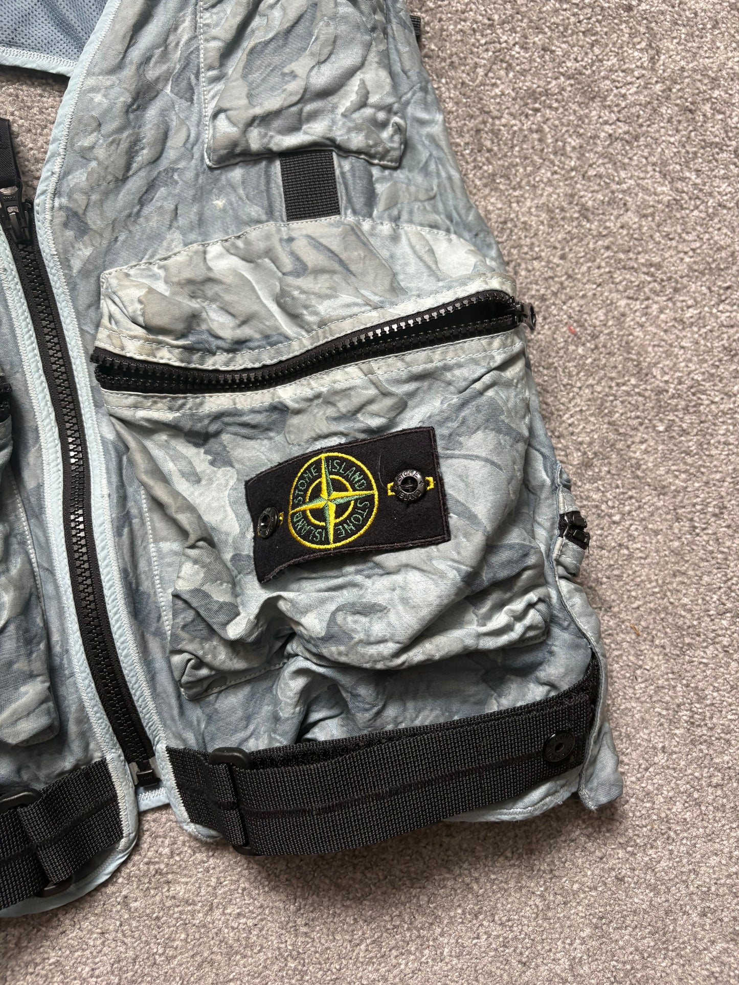 Stone Island 2020 Big Looms Tactical Camo Vest