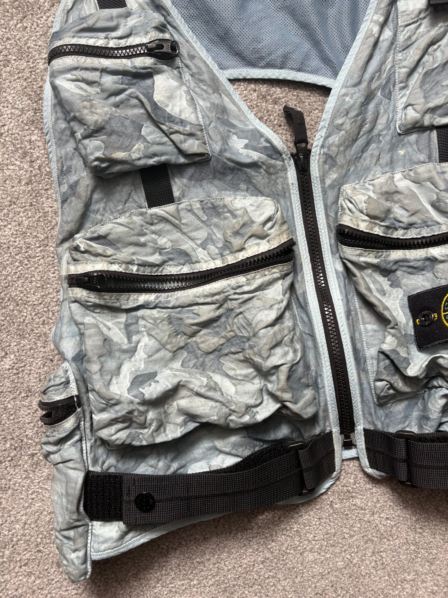 Stone Island 2020 Big Looms Tactical Camo Vest