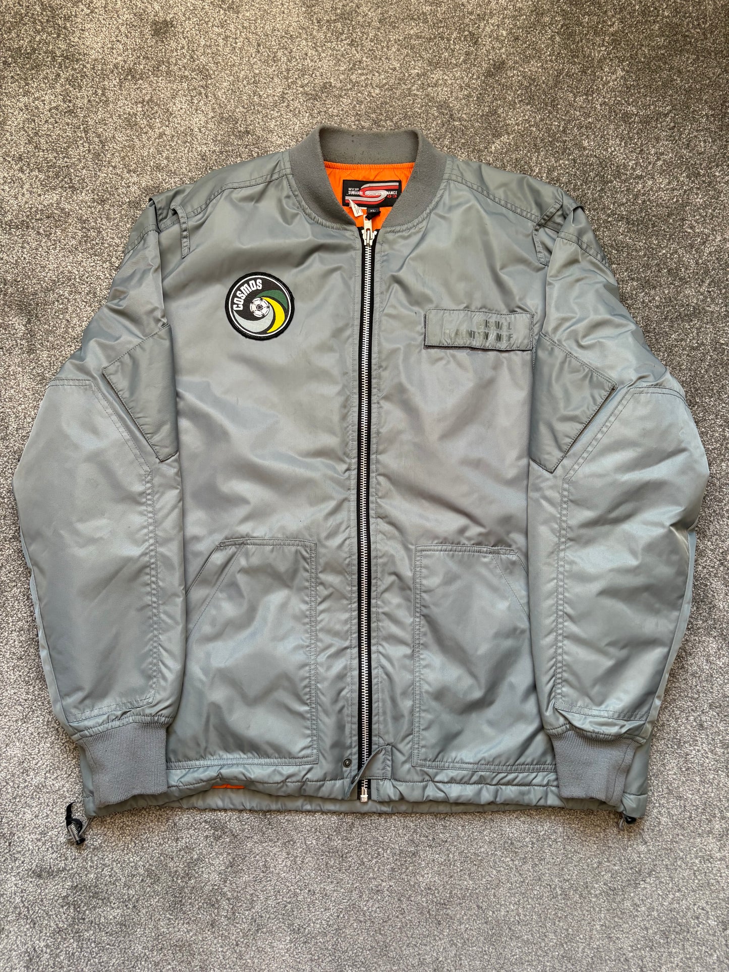 Subware Cosmos Grey Bomber Jacket