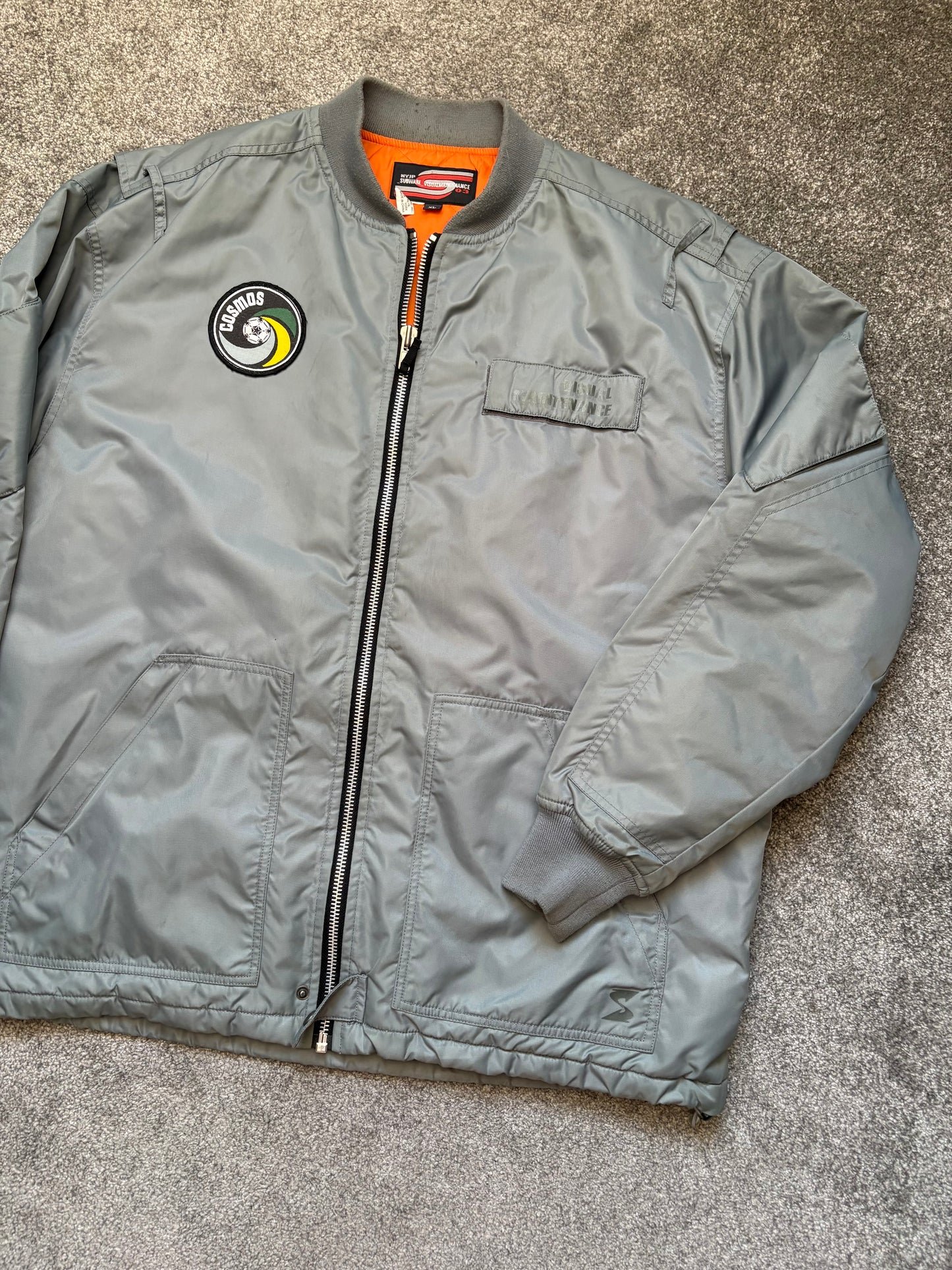 Subware Cosmos Grey Bomber Jacket