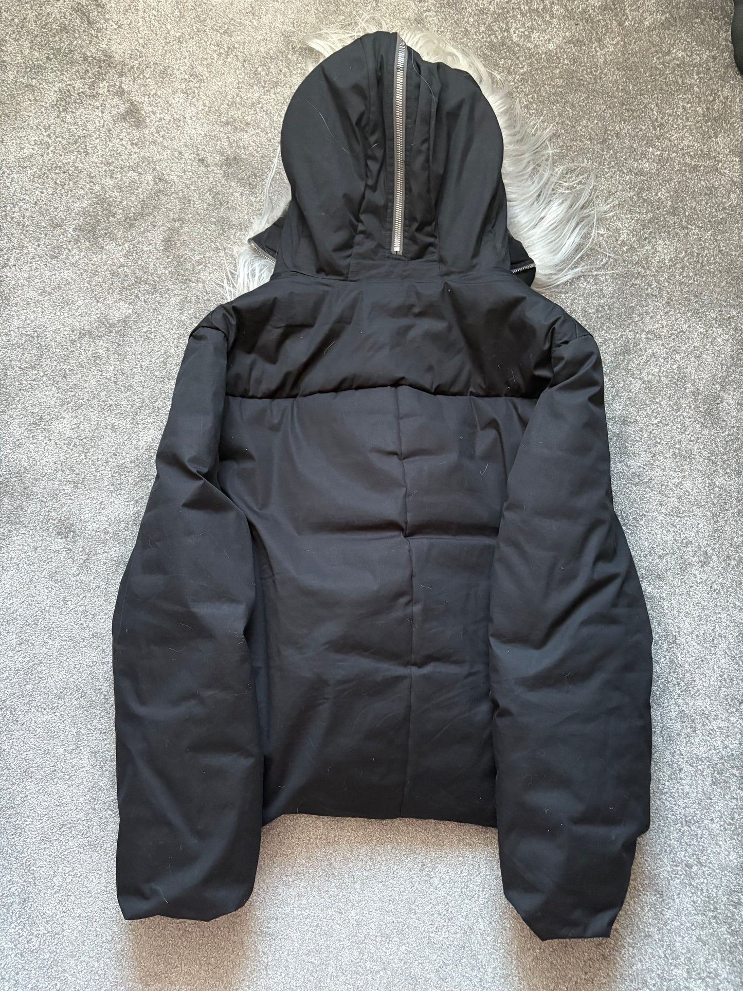 Rick Owens FW22 Goat Fur Strobe Parka Jacket