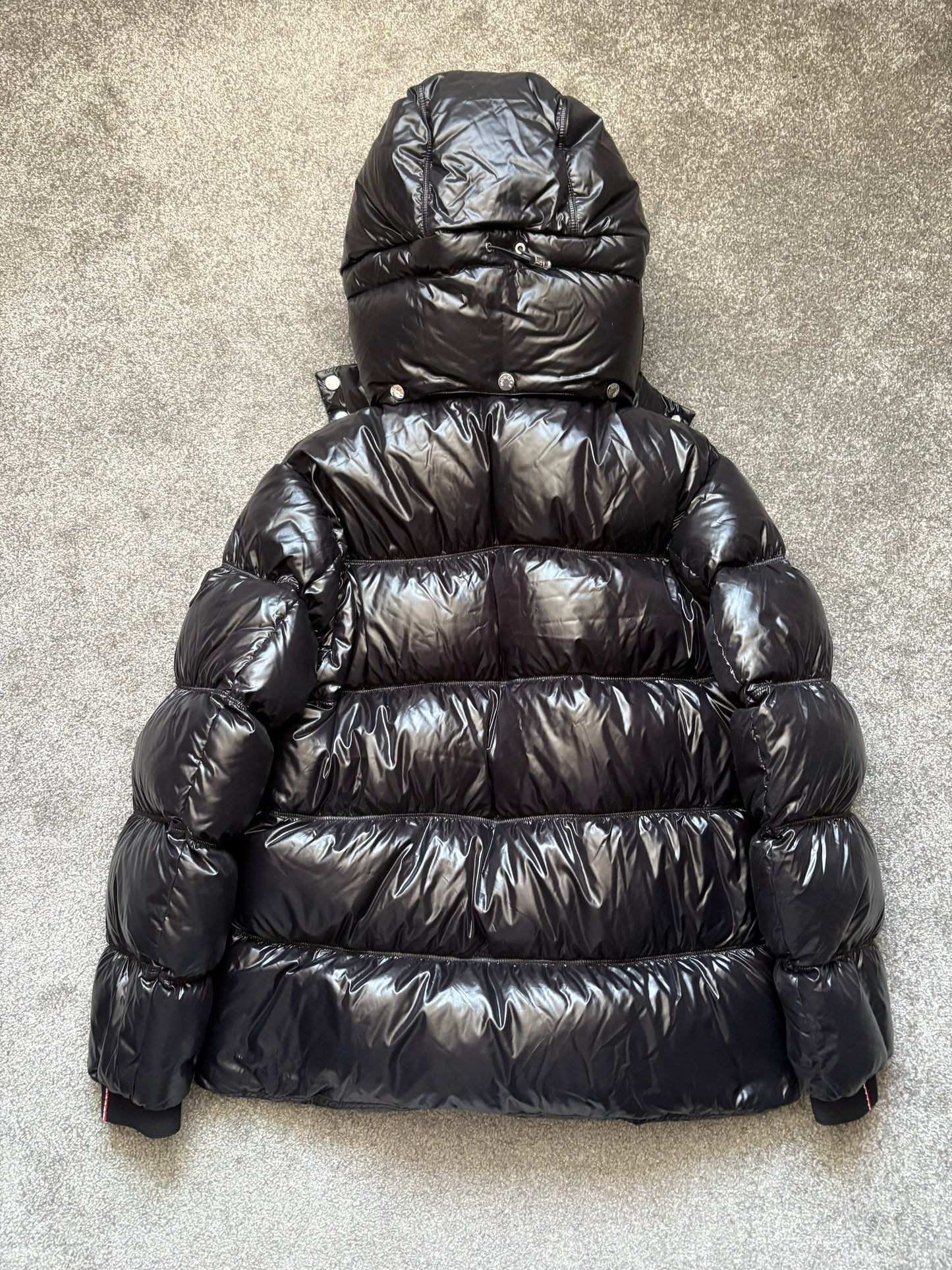 Moncler Black Orizaba Hooded Down Puffer Jacket