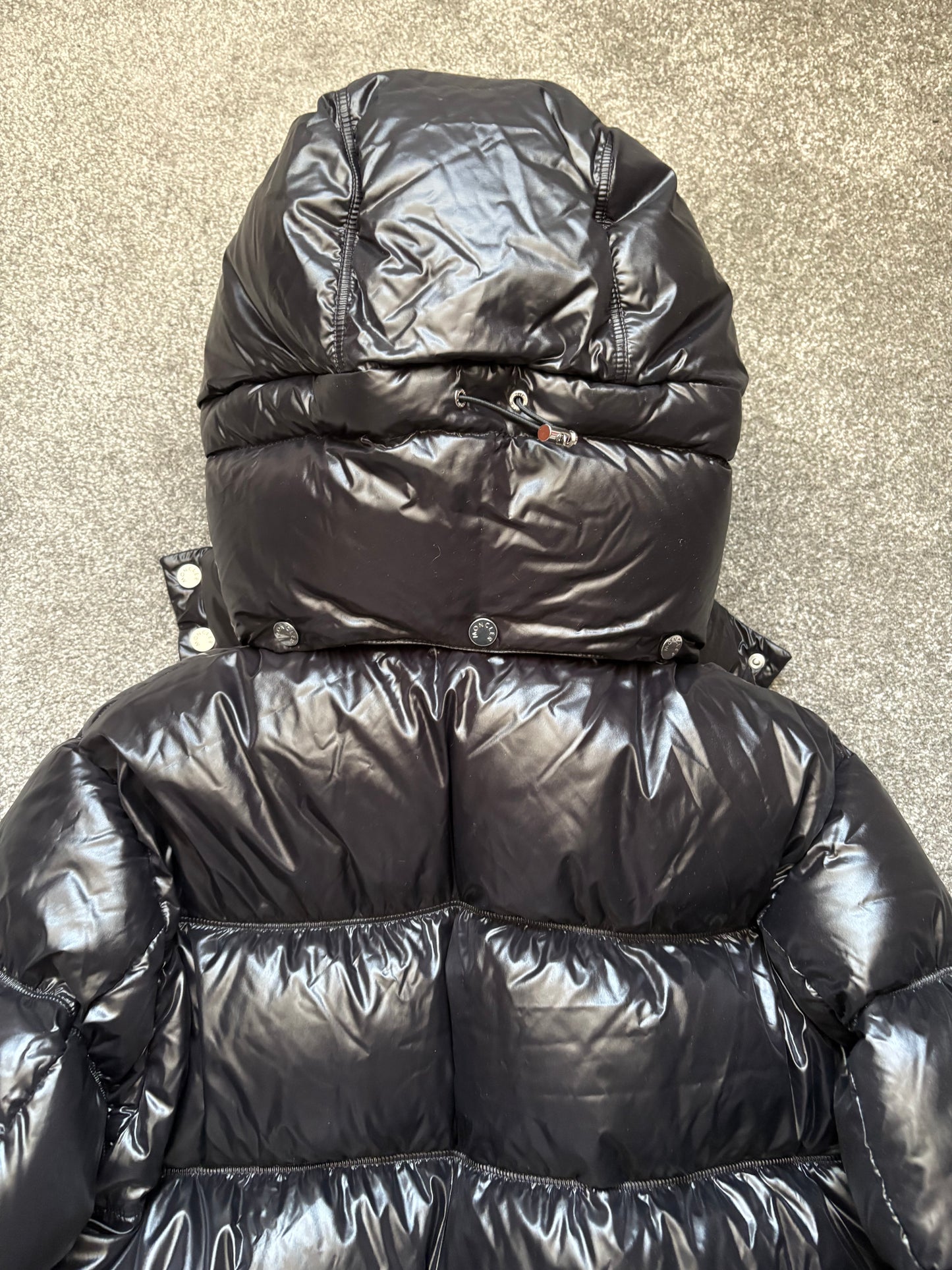 Moncler Black Orizaba Hooded Down Puffer Jacket