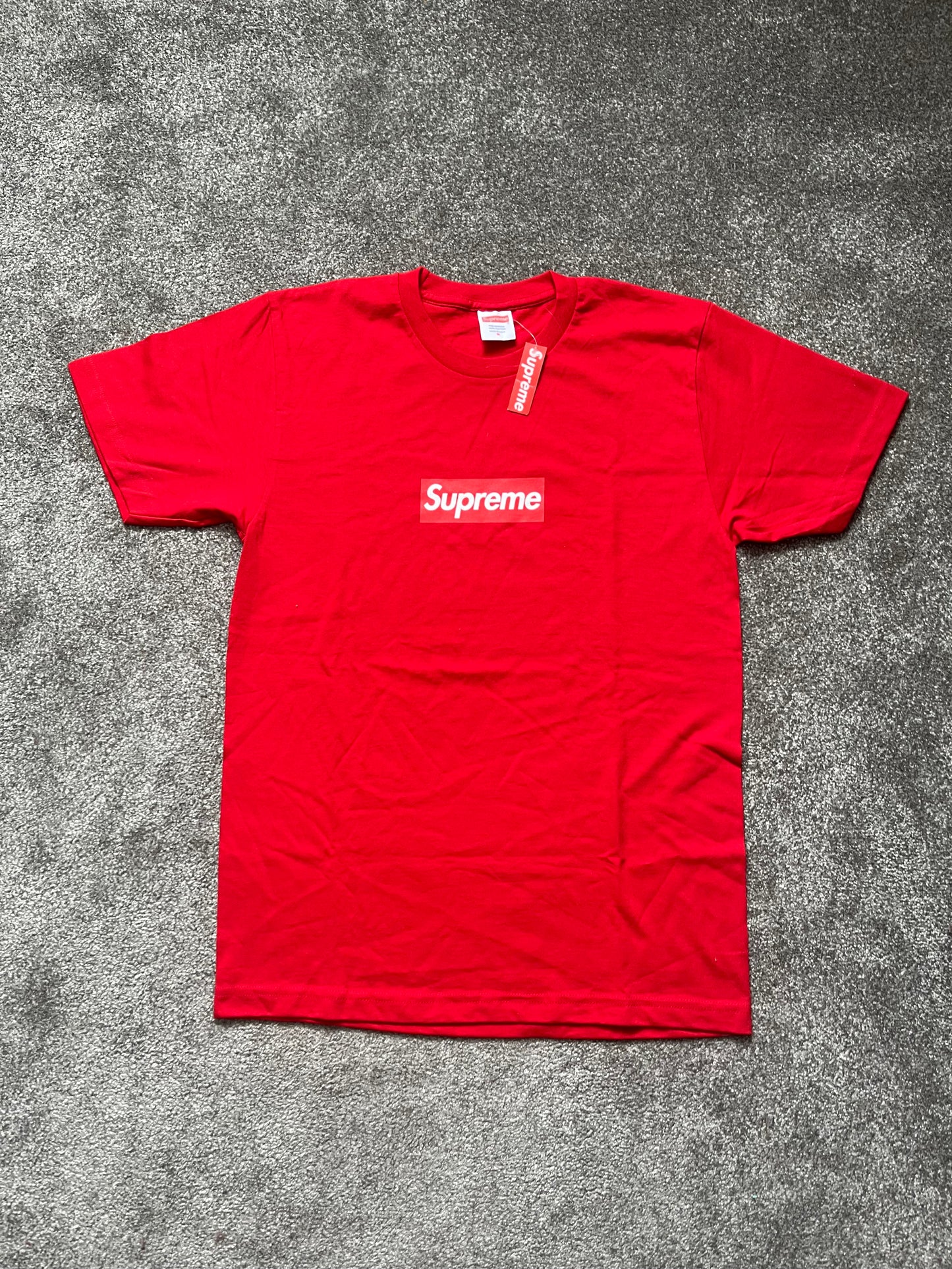 Supreme Red 20th Anniversary Box Logo Shirt