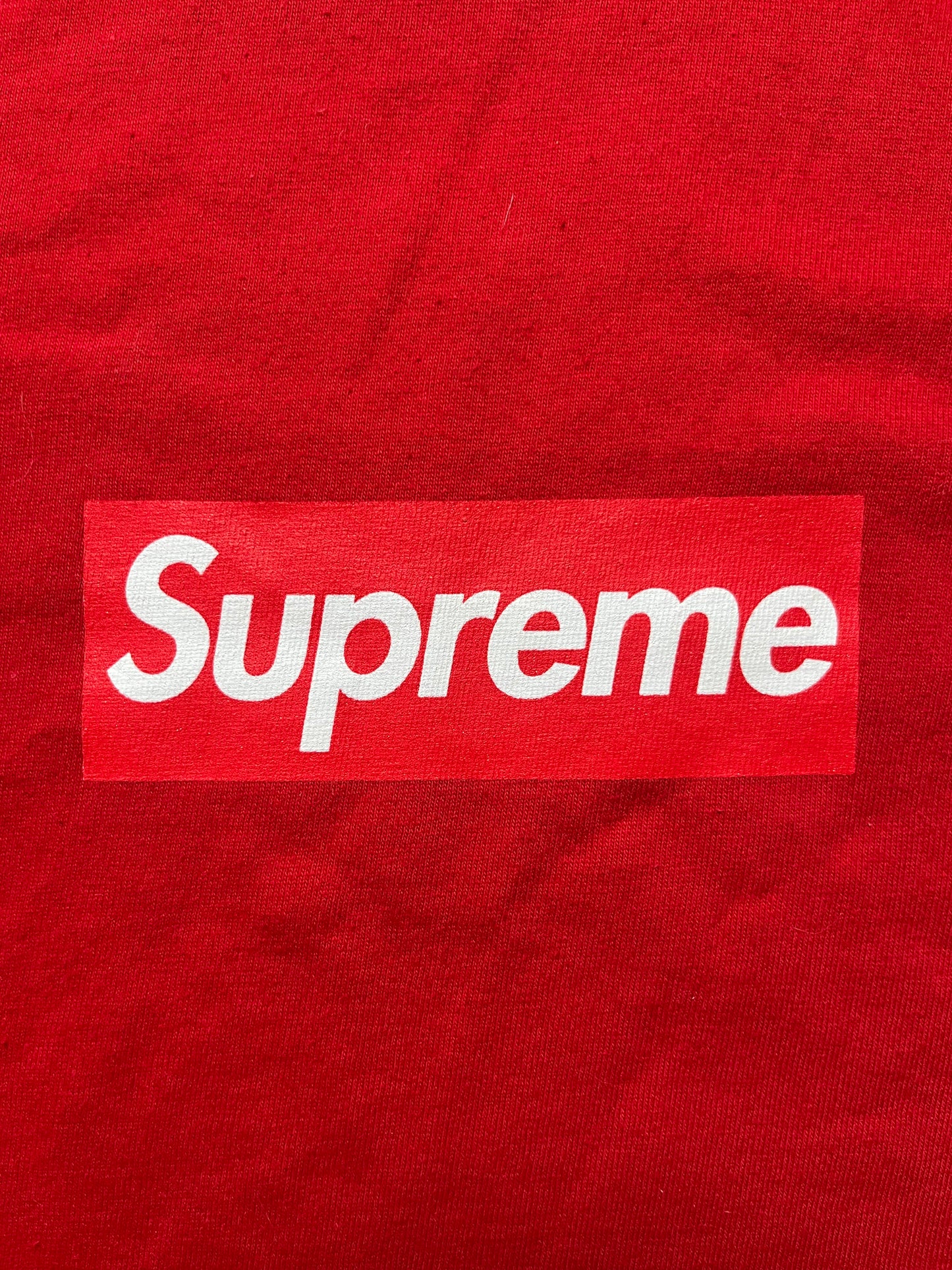 Supreme Red 20th Anniversary Box Logo Shirt