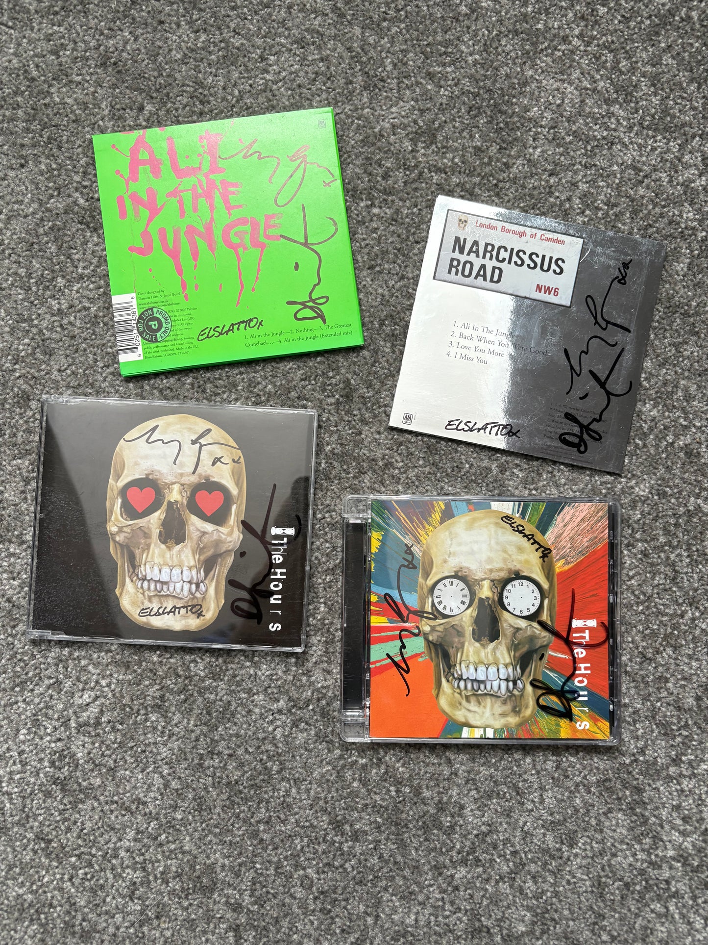 4 x Damien Hirst Signed The Hours 2007 CDs