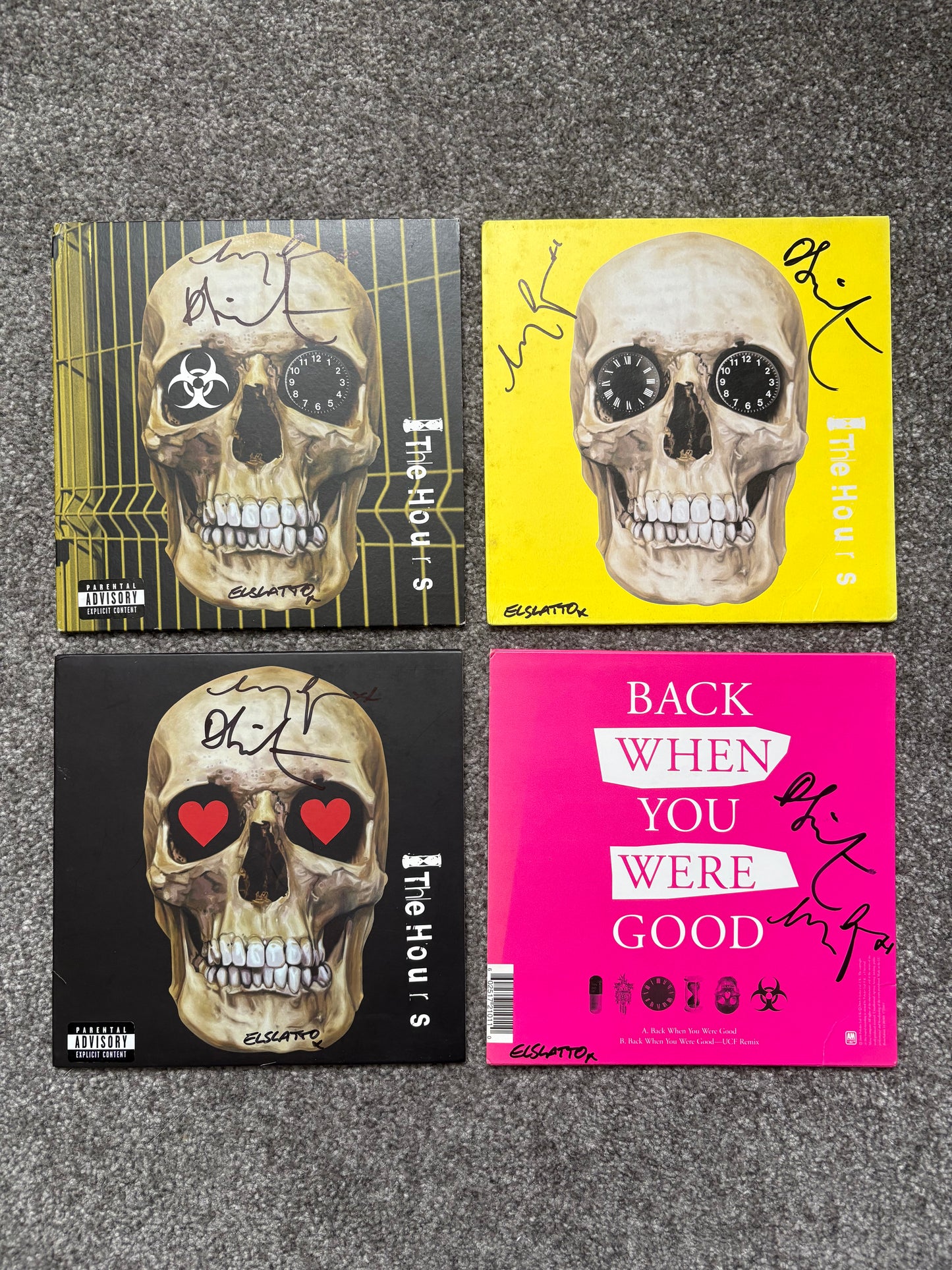 4 x Damien Hirst Signed The Hours 2007 Vinyls