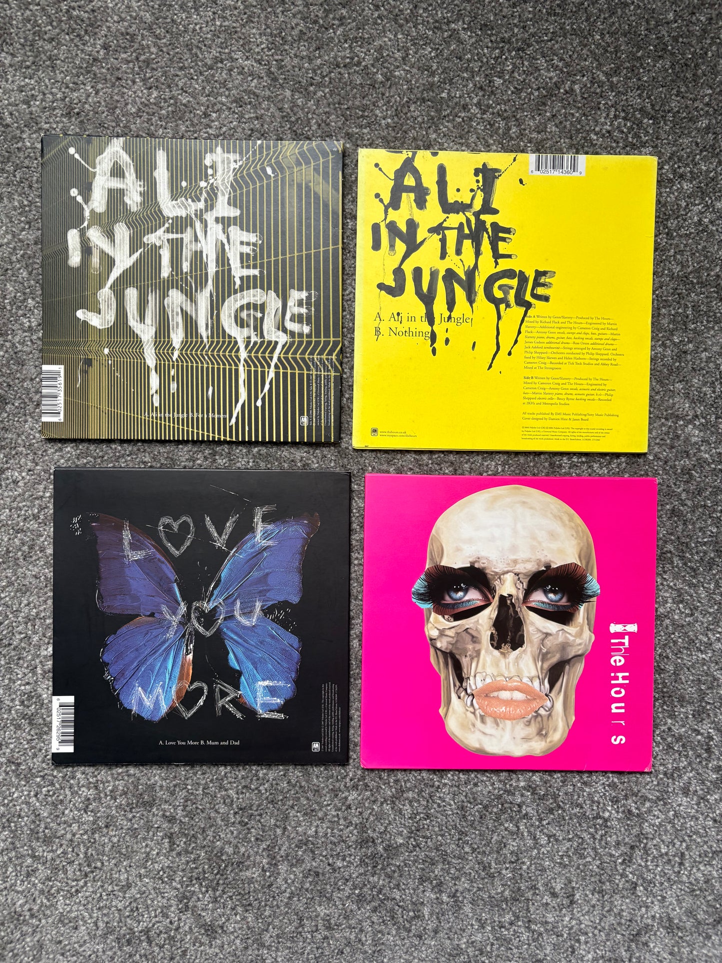 4 x Damien Hirst Signed The Hours 2007 Vinyls