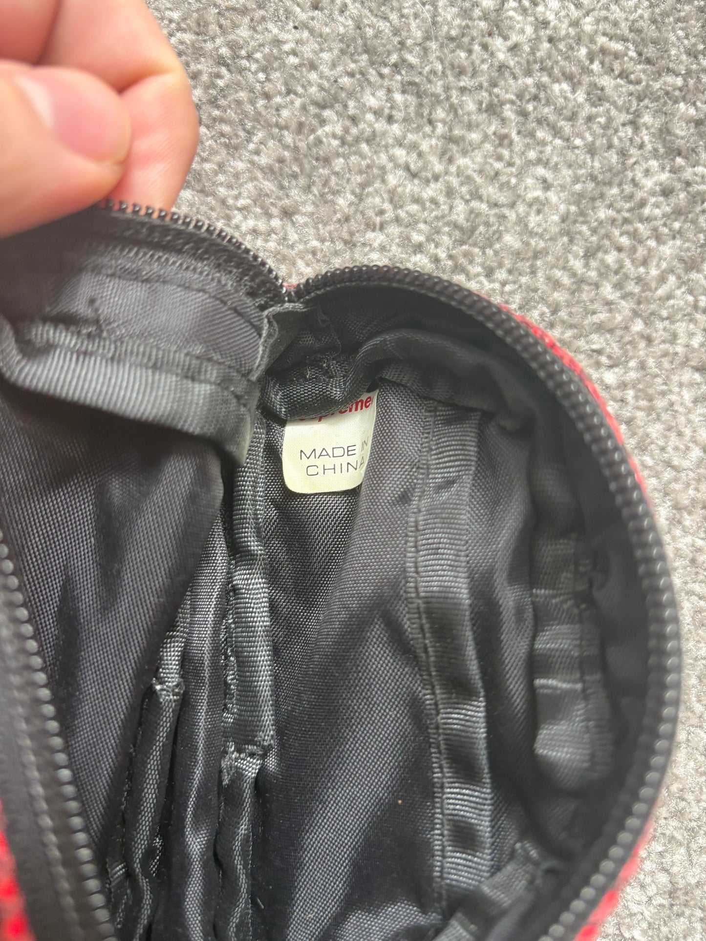 Supreme 2011 Red Snakeskin Stash Pouch
