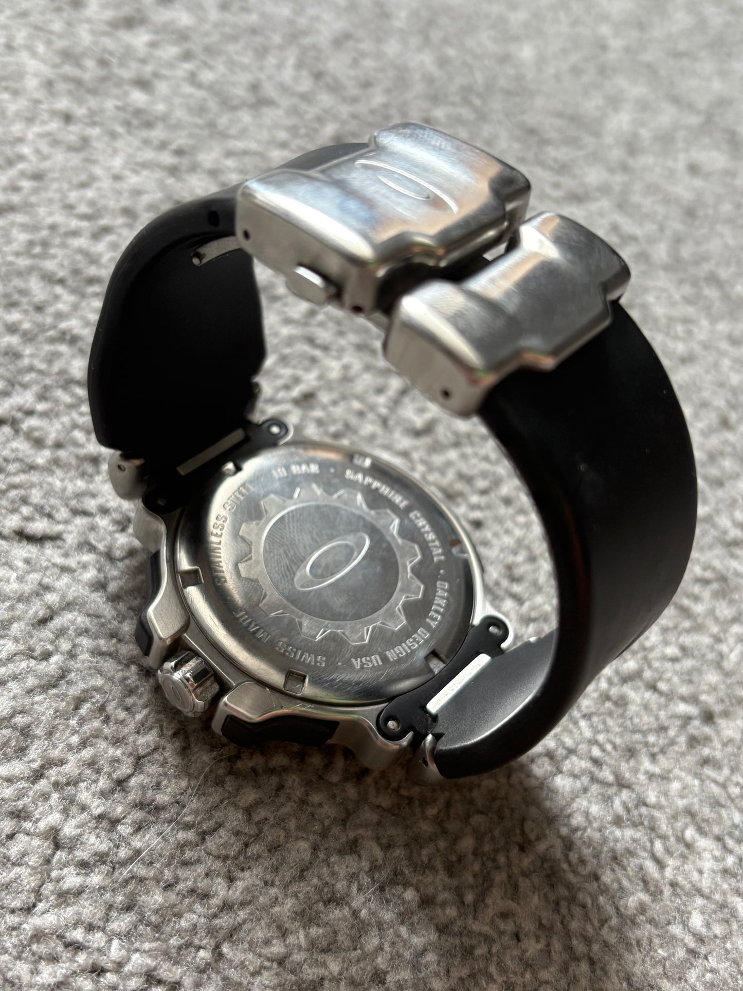 Oakley Crankcase 3-Hand Stainless Steel Watch