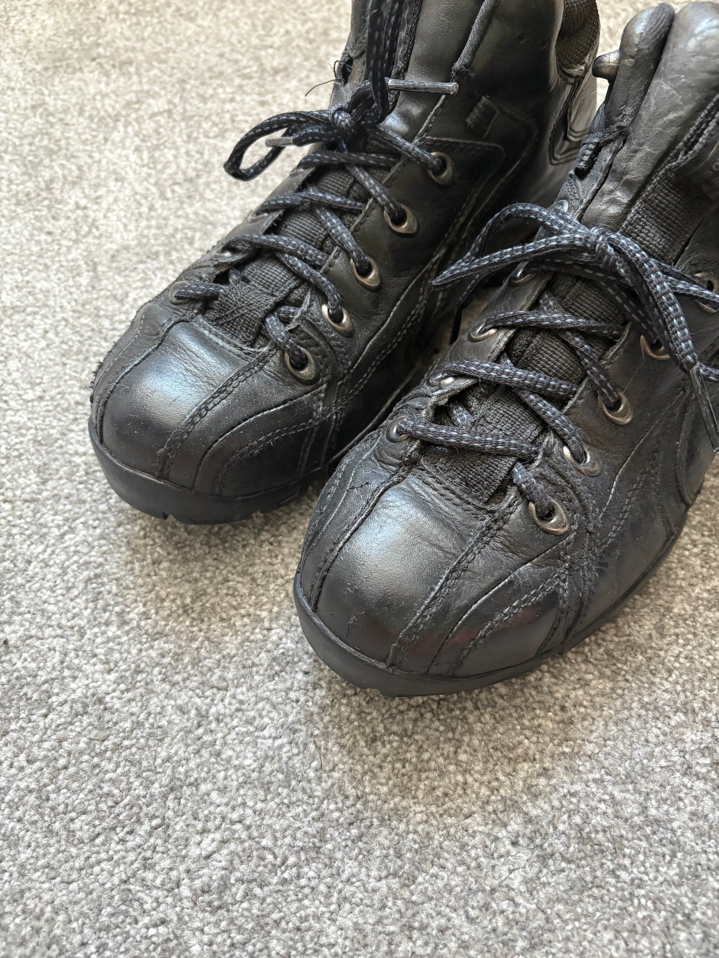 Oakley Flak 2000s Leather Tactical Black Boots