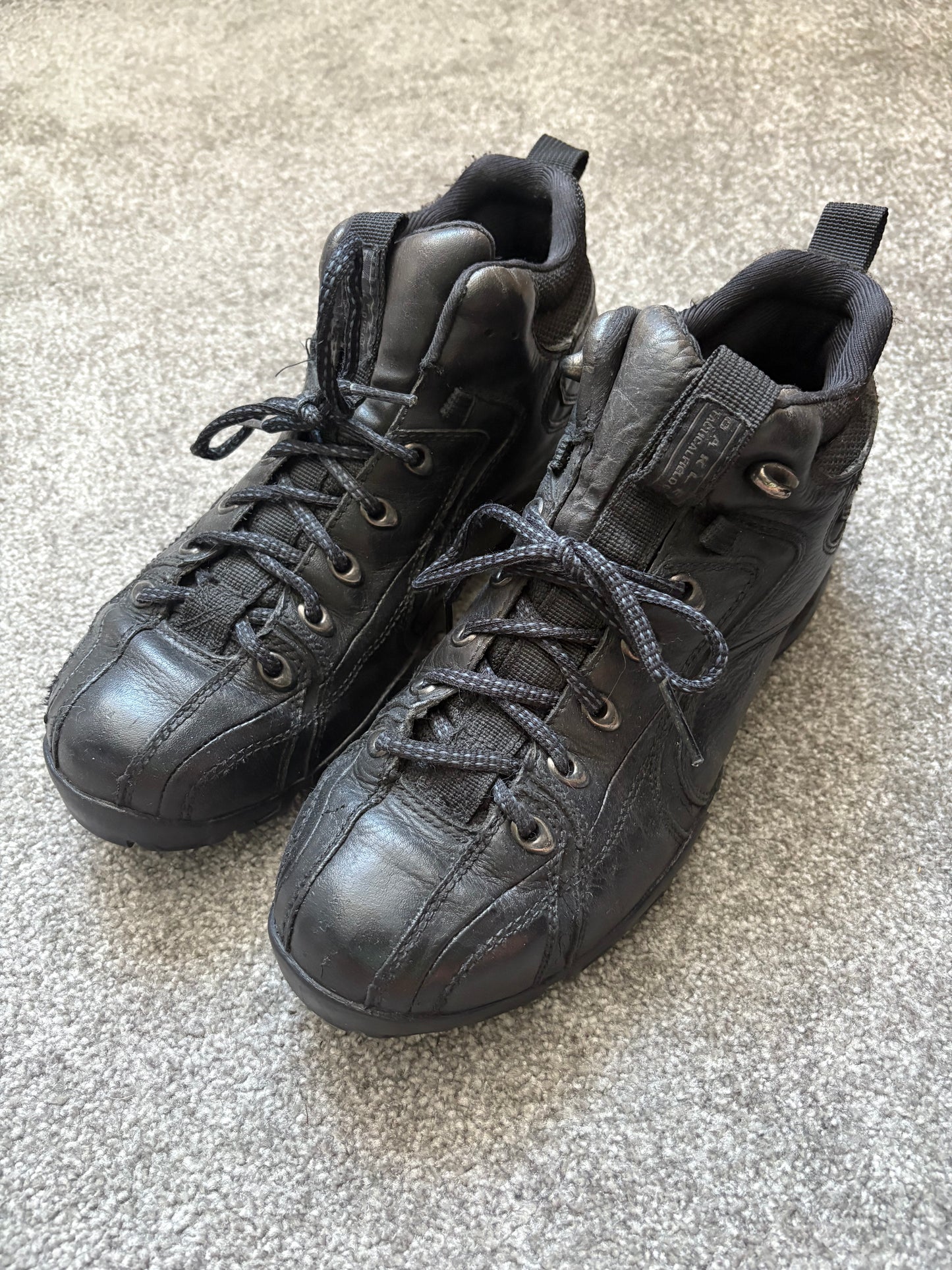 Oakley Flak 2000s Leather Tactical Black Boots